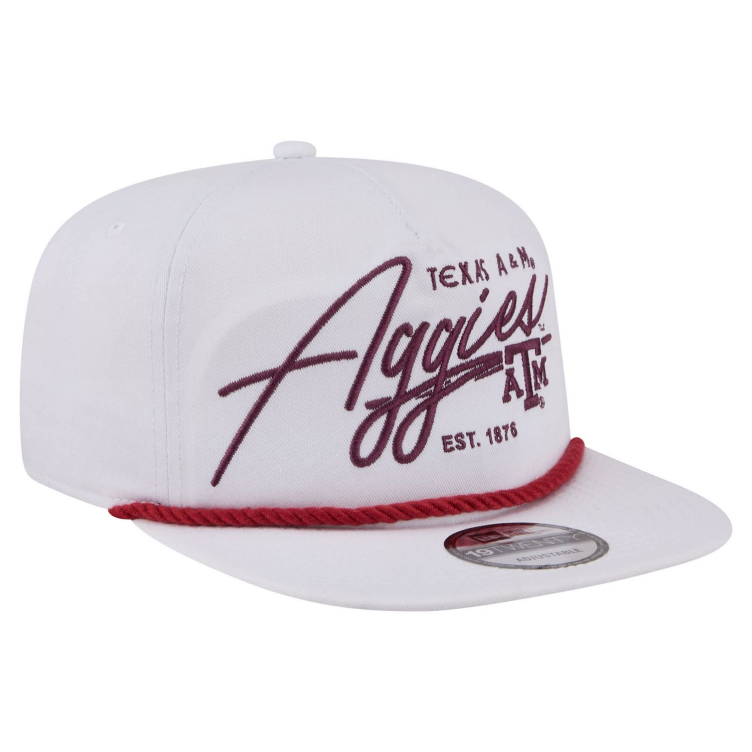 New Era Texas AM Aggies Team Rope 19TWENTY Adjustable Hat
