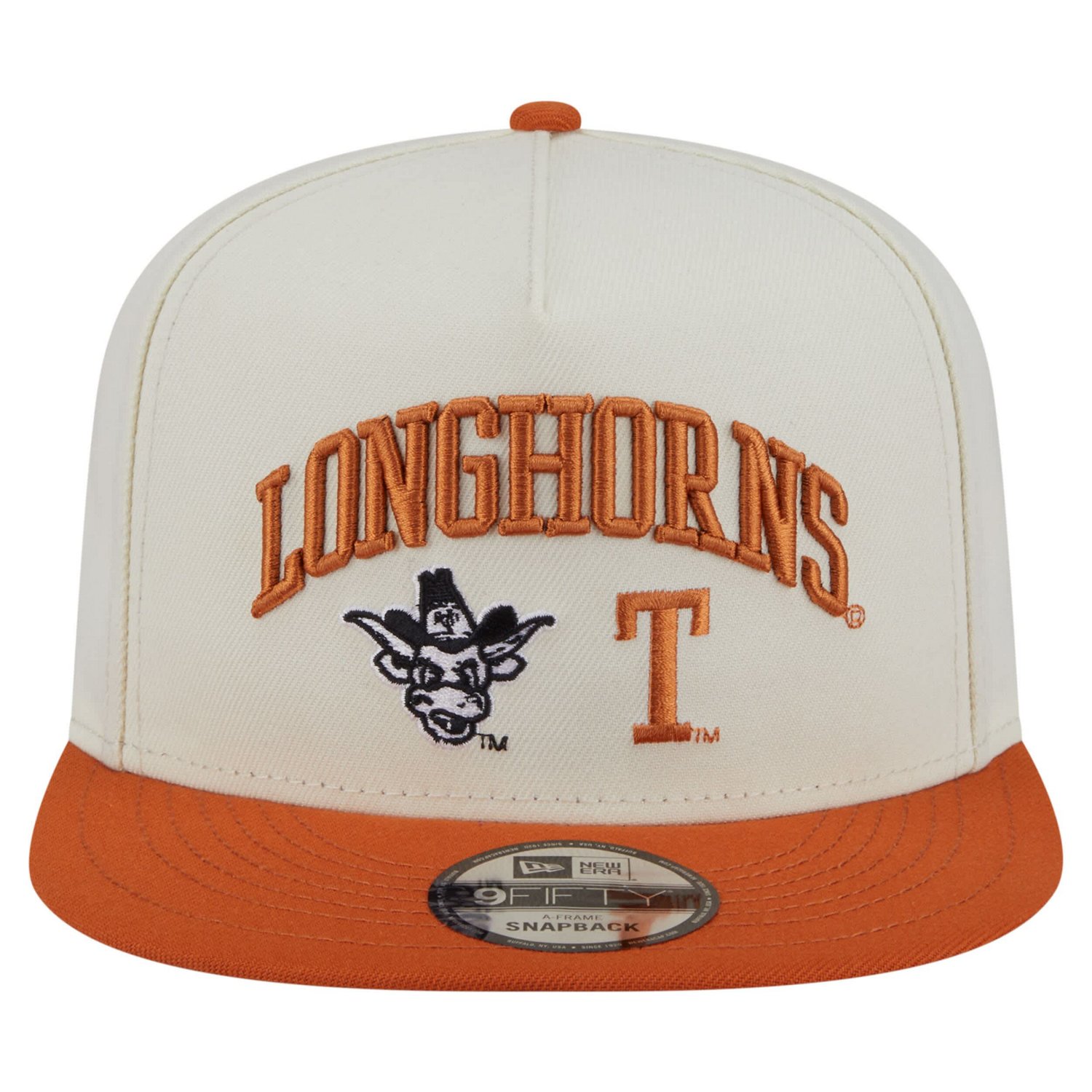 New Era Texas Longhorns Collegiate 9FIFTY A-Frame Snapback Hat
