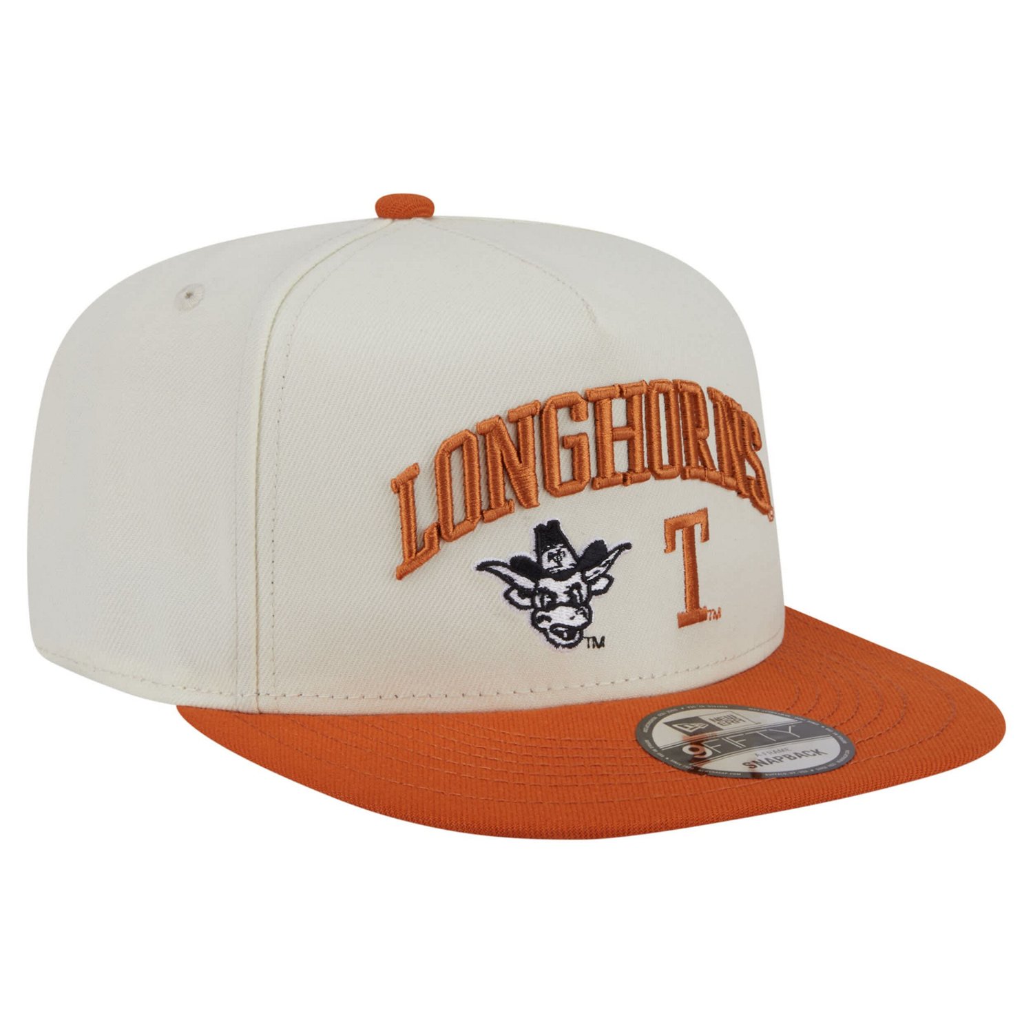 New Era Texas Longhorns Collegiate 9FIFTY A-Frame Snapback Hat
