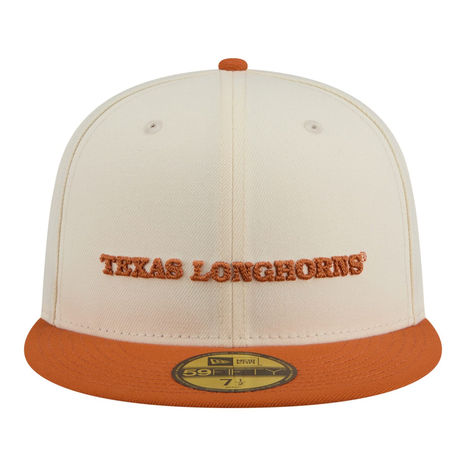 New Era Texas Orange Texas Longhorns Two-Tone Script 59FIFTY Fitted Hat - view number 2