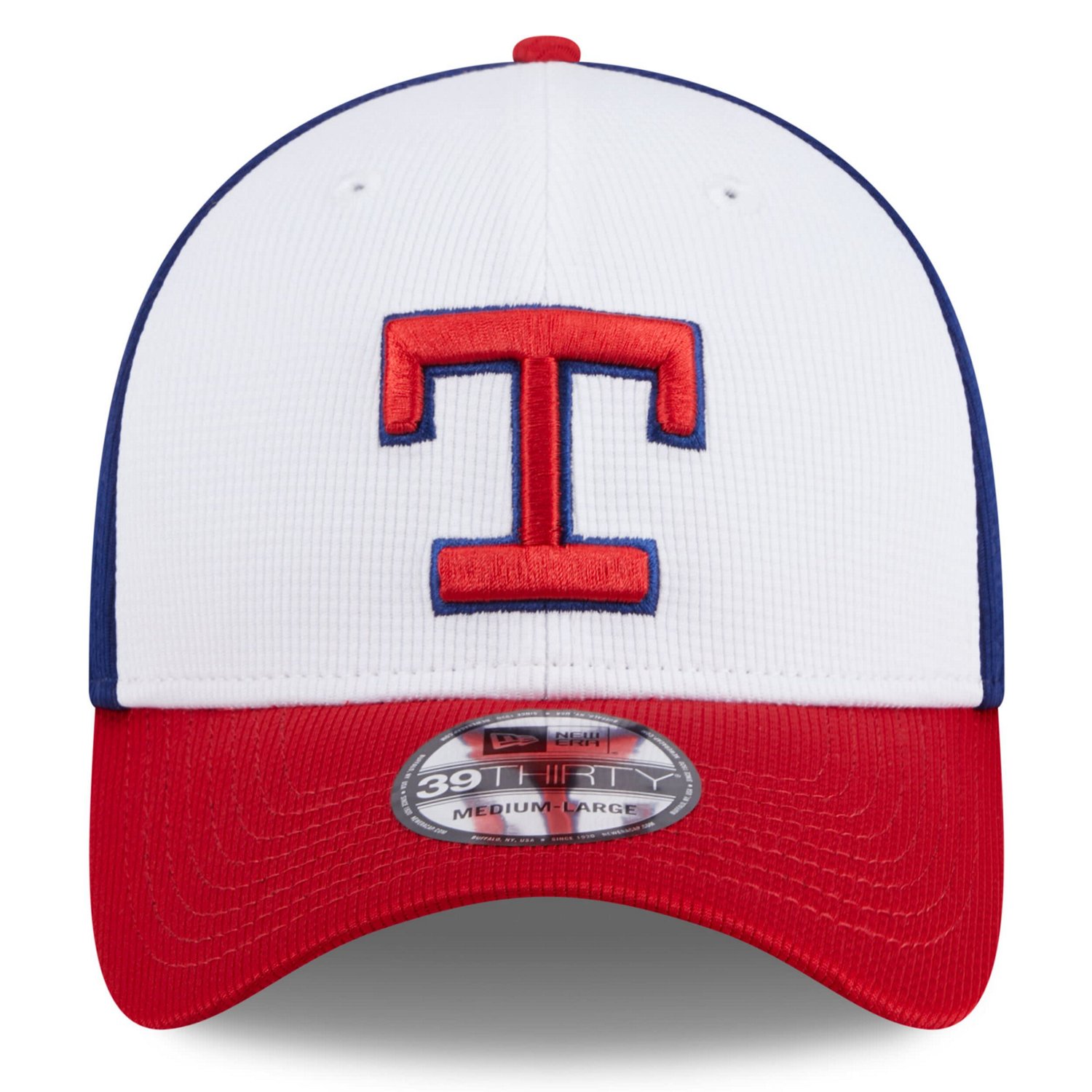 New Era Texas Rangers 2024 Batting Practice 39THIRTY Flex Hat                                                                    - view number 2