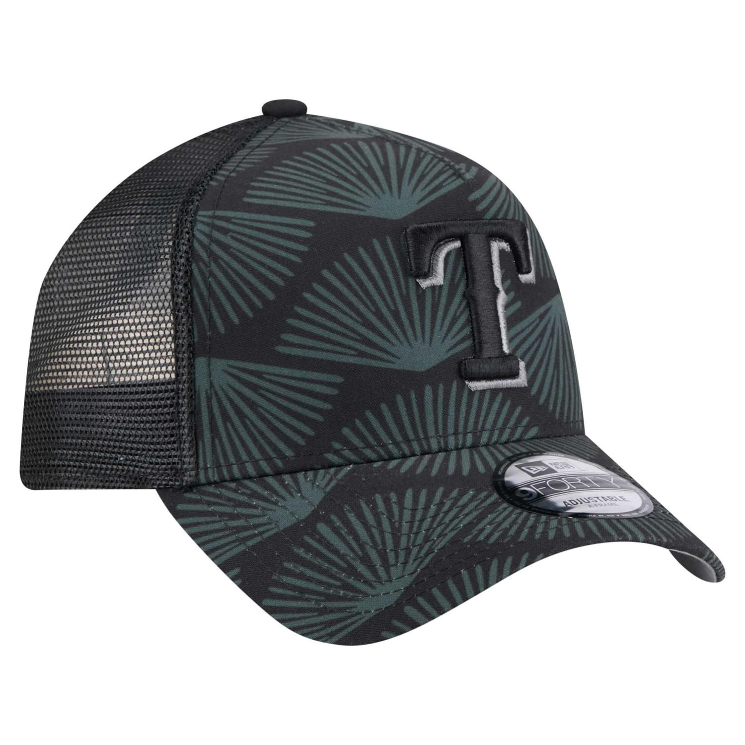 New Era Texas Rangers 9FORTY A-Frame Trucker Adjustable Hat