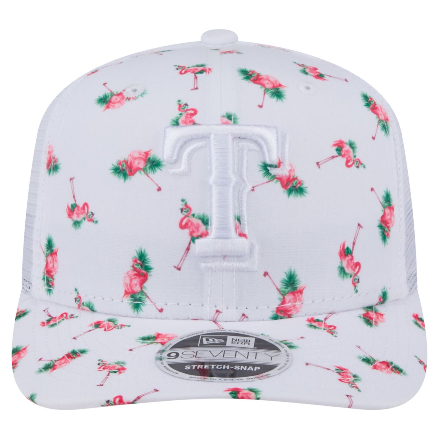 New Era Texas Rangers Flamingo Mesh Back 9SEVENTY Stretch-Snap Hat