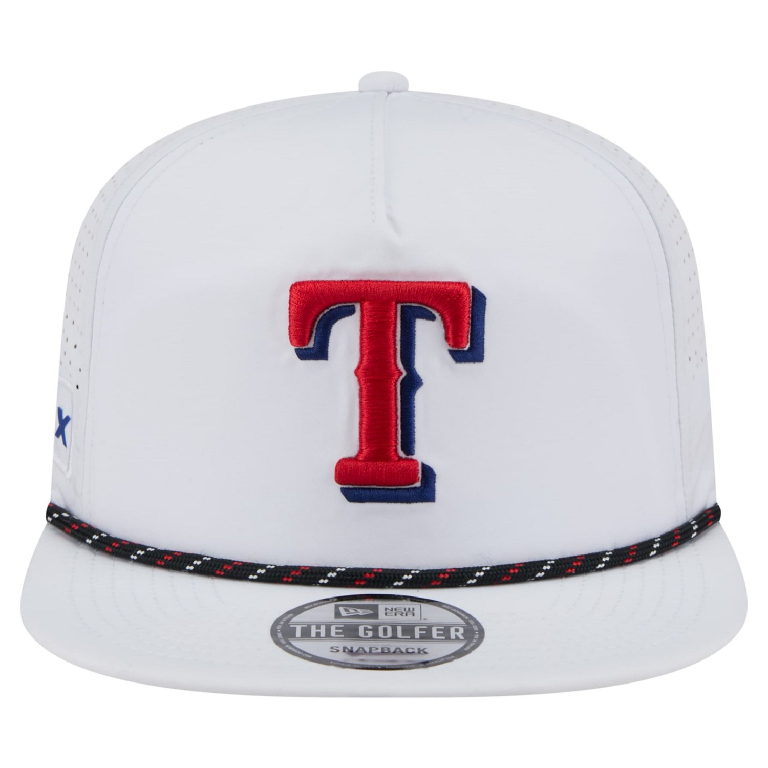 New Era Texas Rangers Perforated Golfer Snapback Hat - view number 2