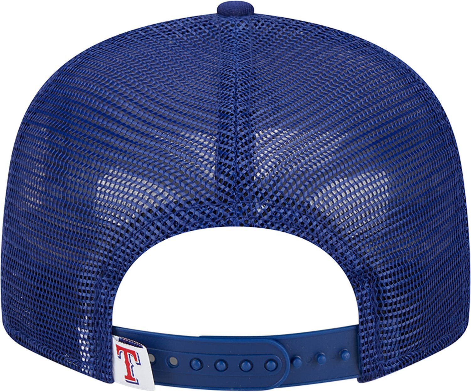 New Era Texas Rangers Team Color Trucker 9FIFTY Snapback Hat - view number 4