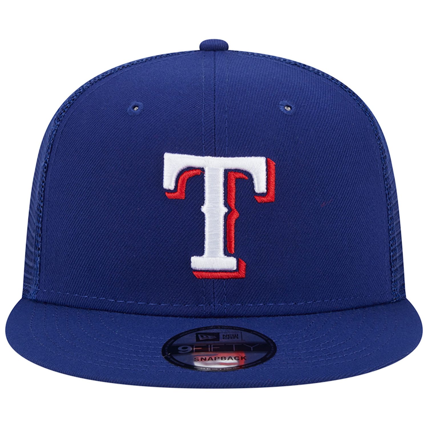 New Era Texas Rangers Team Color Trucker 9FIFTY Snapback Hat - view number 2