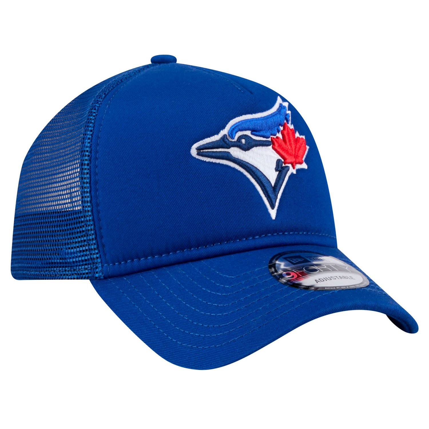 New Era Toronto Blue Jays 9FORTY A-Frame Trucker Adjustable Hat - view number 3
