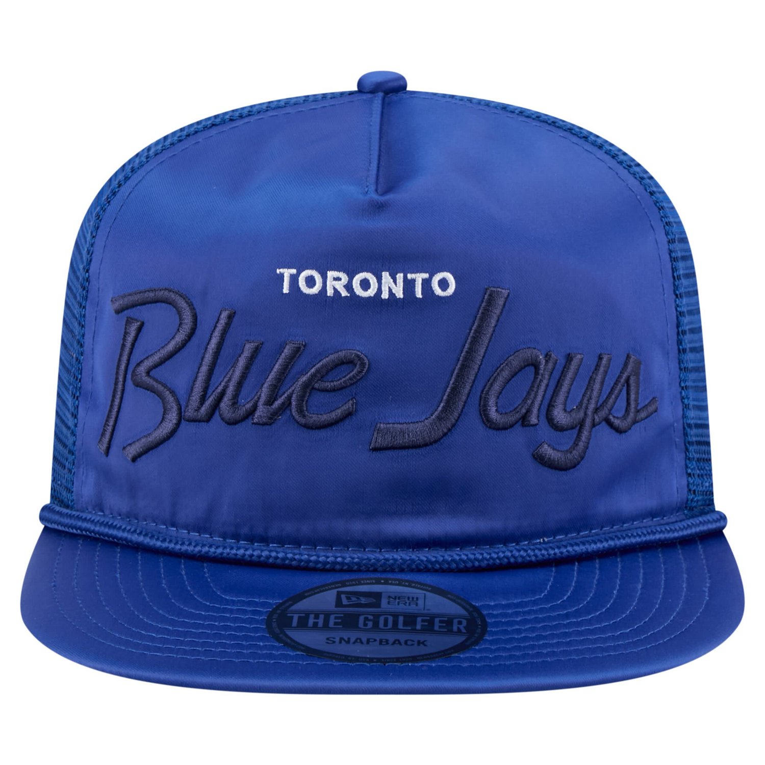 New Era Toronto Blue Jays Retro Satin Script Golfer Adjustable Hat - view number 2
