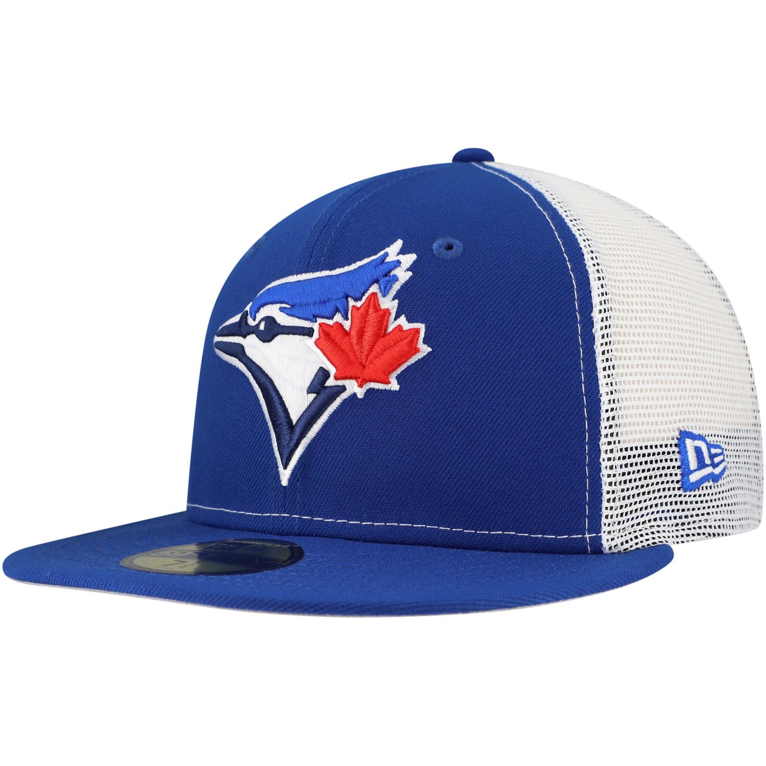 New Era Toronto Blue Jays Team Color 59FIFTY Trucker Fitted Hat