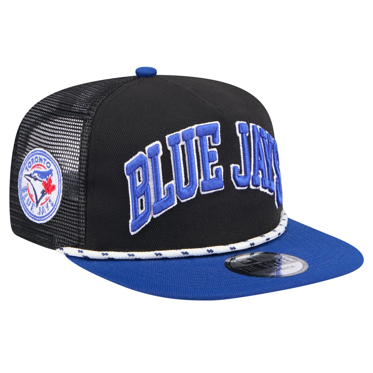 New Era Toronto Blue Jays Throwback Meshback Golfer Hat - view number 3