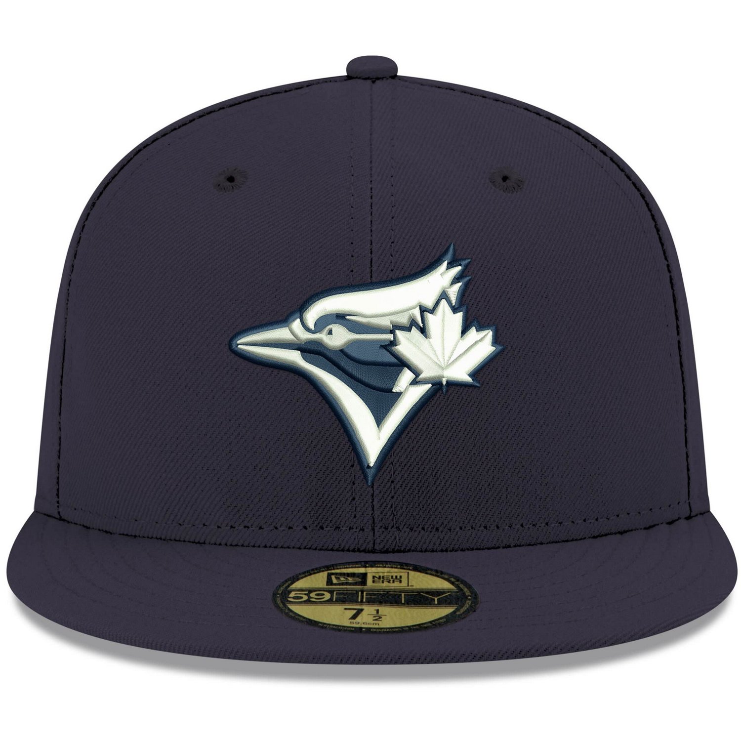 New Era Toronto Blue Jays White Logo 59FIFTY Fitted Hat - view number 2