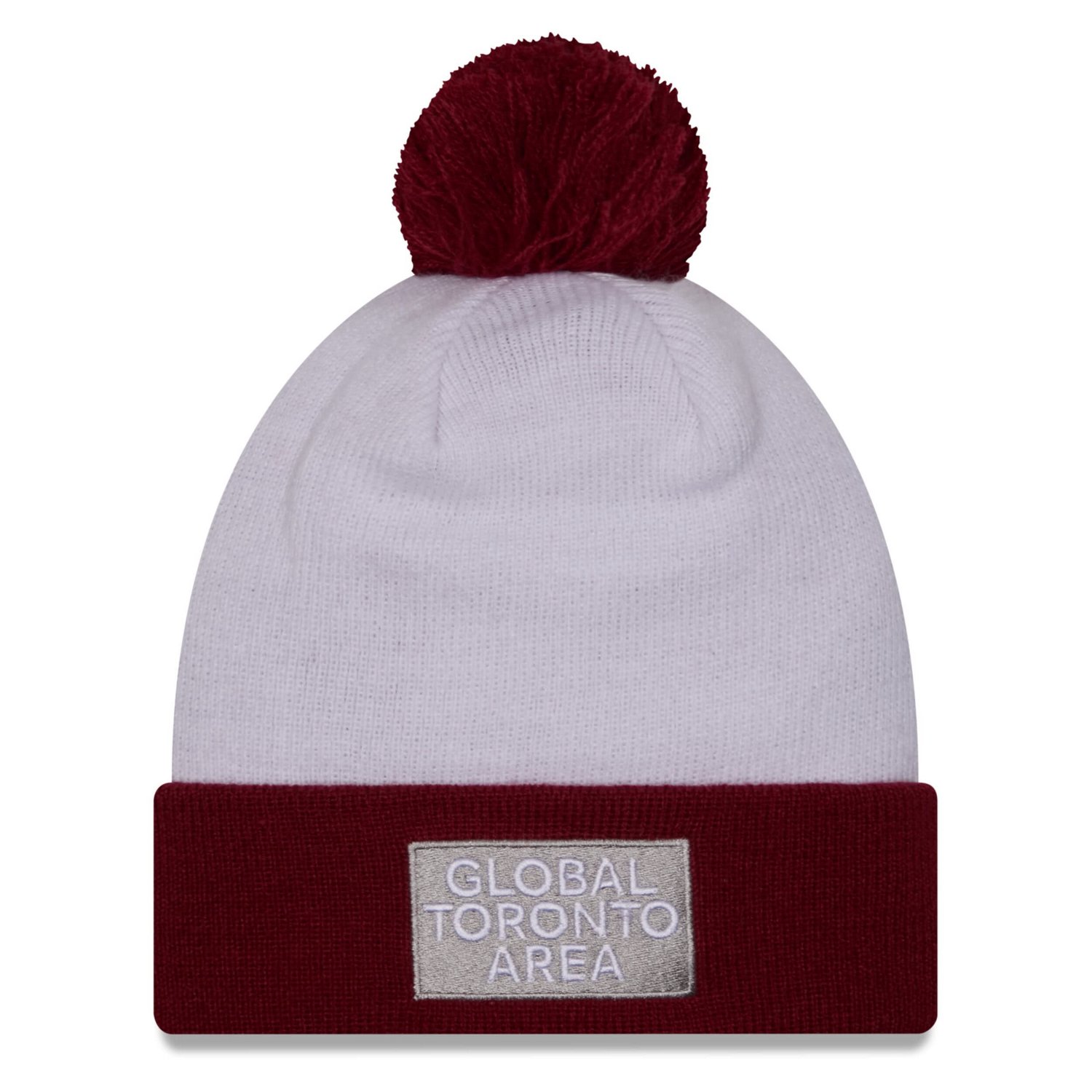 New Era Toronto FC Jersey Hook Cuff Knit Hat with Pom - view number 2