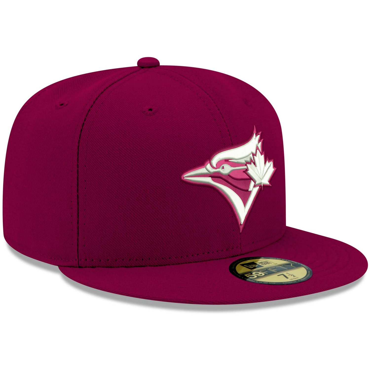 New Era Toronto Jays White Logo 59FIFTY Fitted Hat - view number 3
