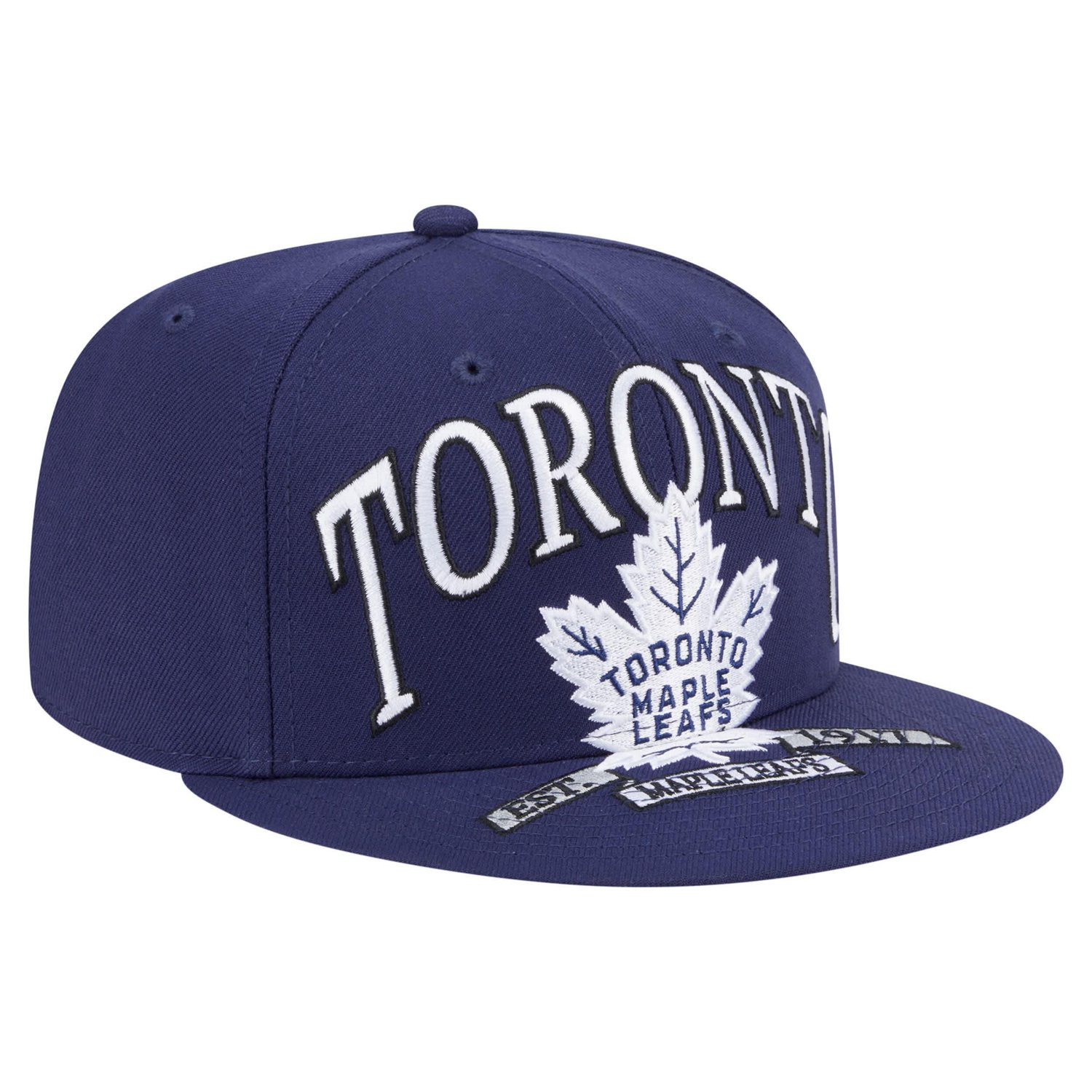 New Era Toronto Maple Leafs Oversized Vintage Arch 59Fifty Fitted Hat - view number 3