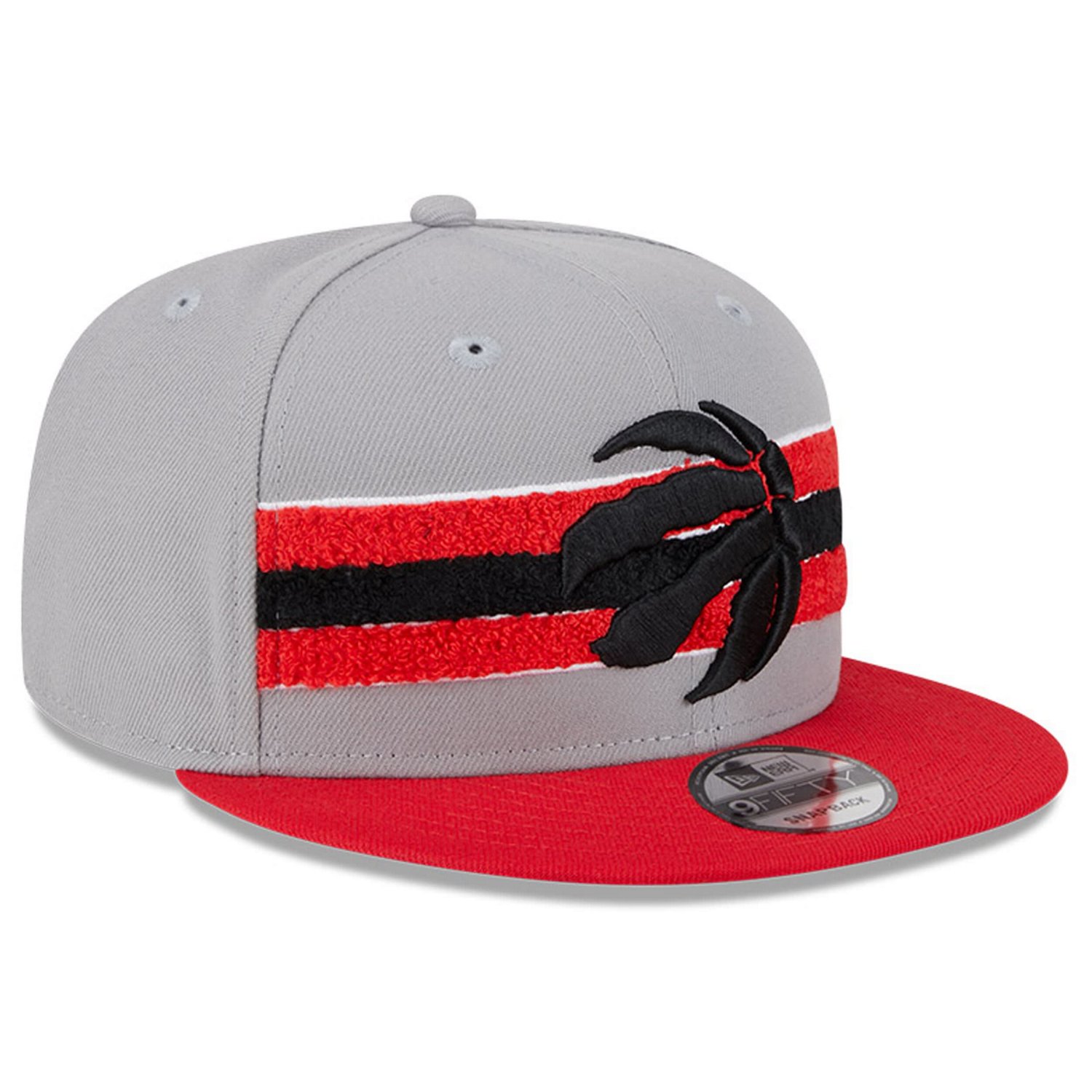 New Era Toronto Raptors Chenille Band 9FIFTY Snapback Hat - view number 3