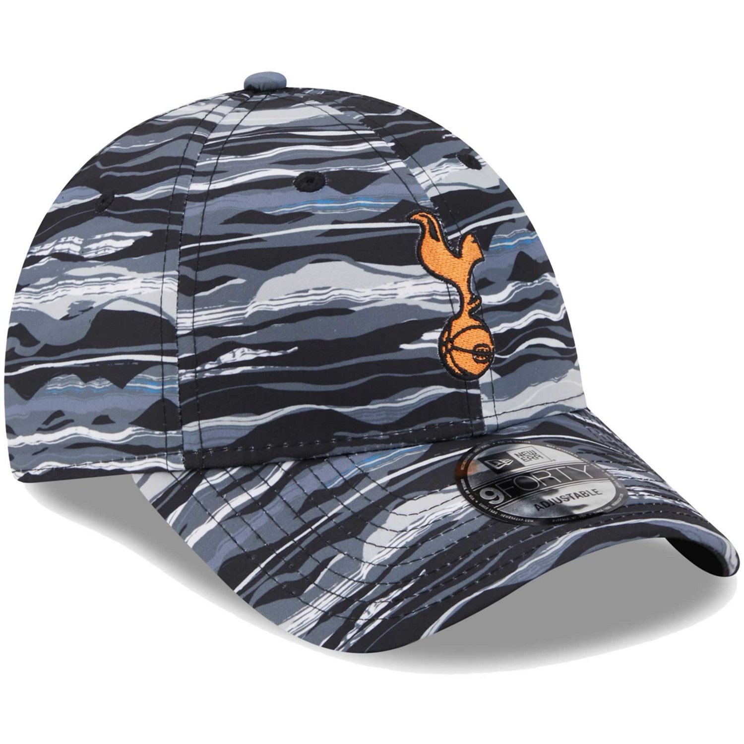New Era Tottenham Hotspur Wave All Over Print 9FORTY Adjustable Hat - view number 3