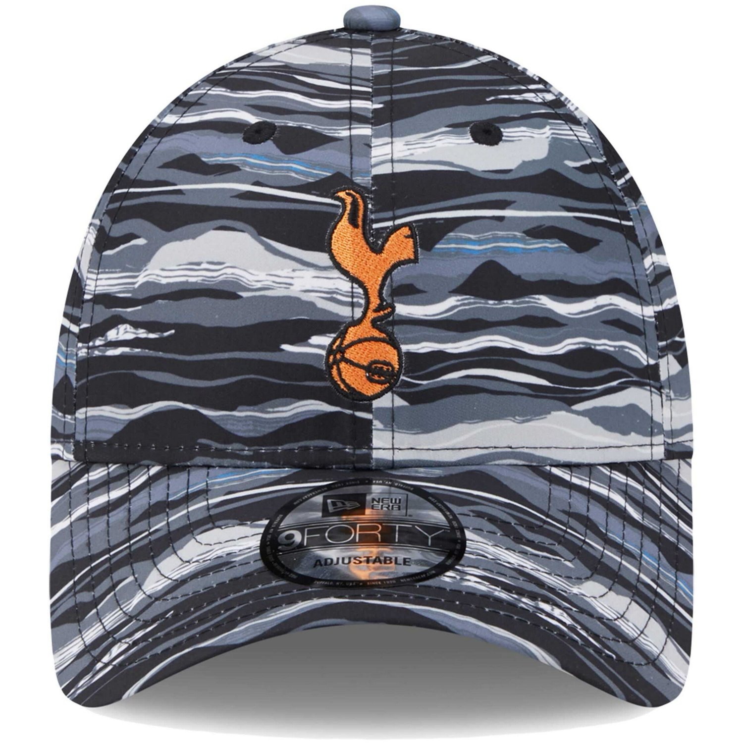 New Era Tottenham Hotspur Wave All Over Print 9FORTY Adjustable Hat - view number 2