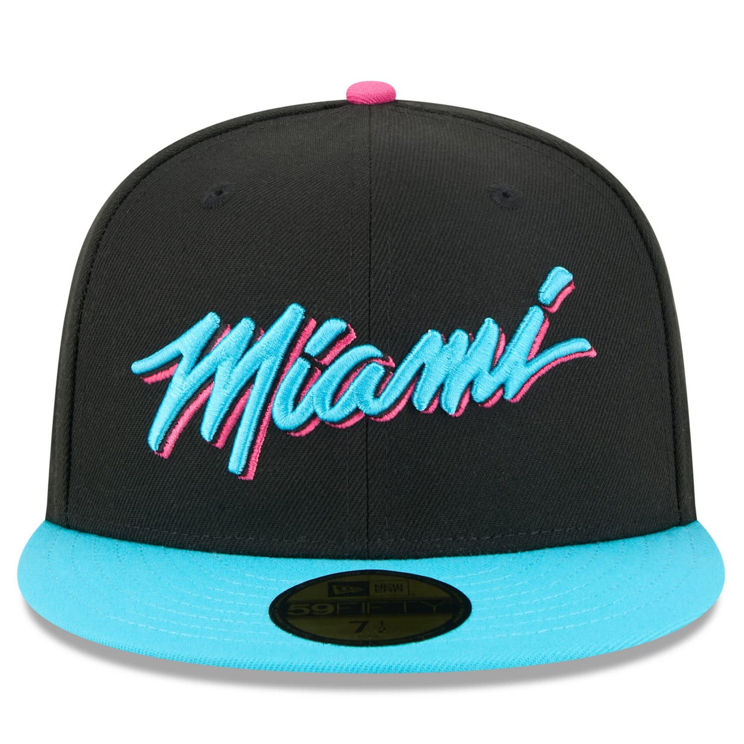 New Era Turquoise Miami Heat 2025 26 City Edition 59FIFTY Fitted Hat - view number 2