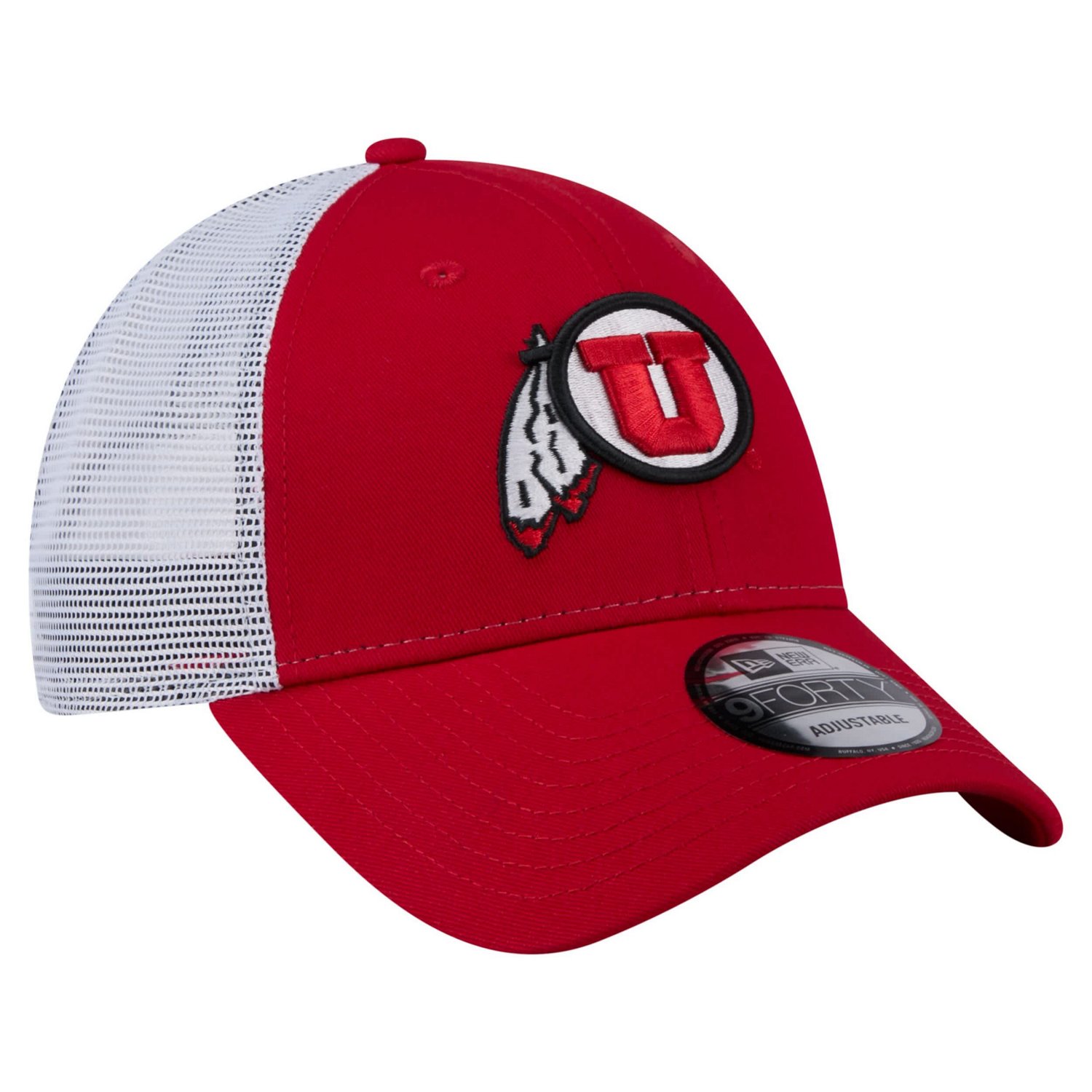 New Era Utah Utes Trucker 9FORTY Adjustable Hat - view number 3