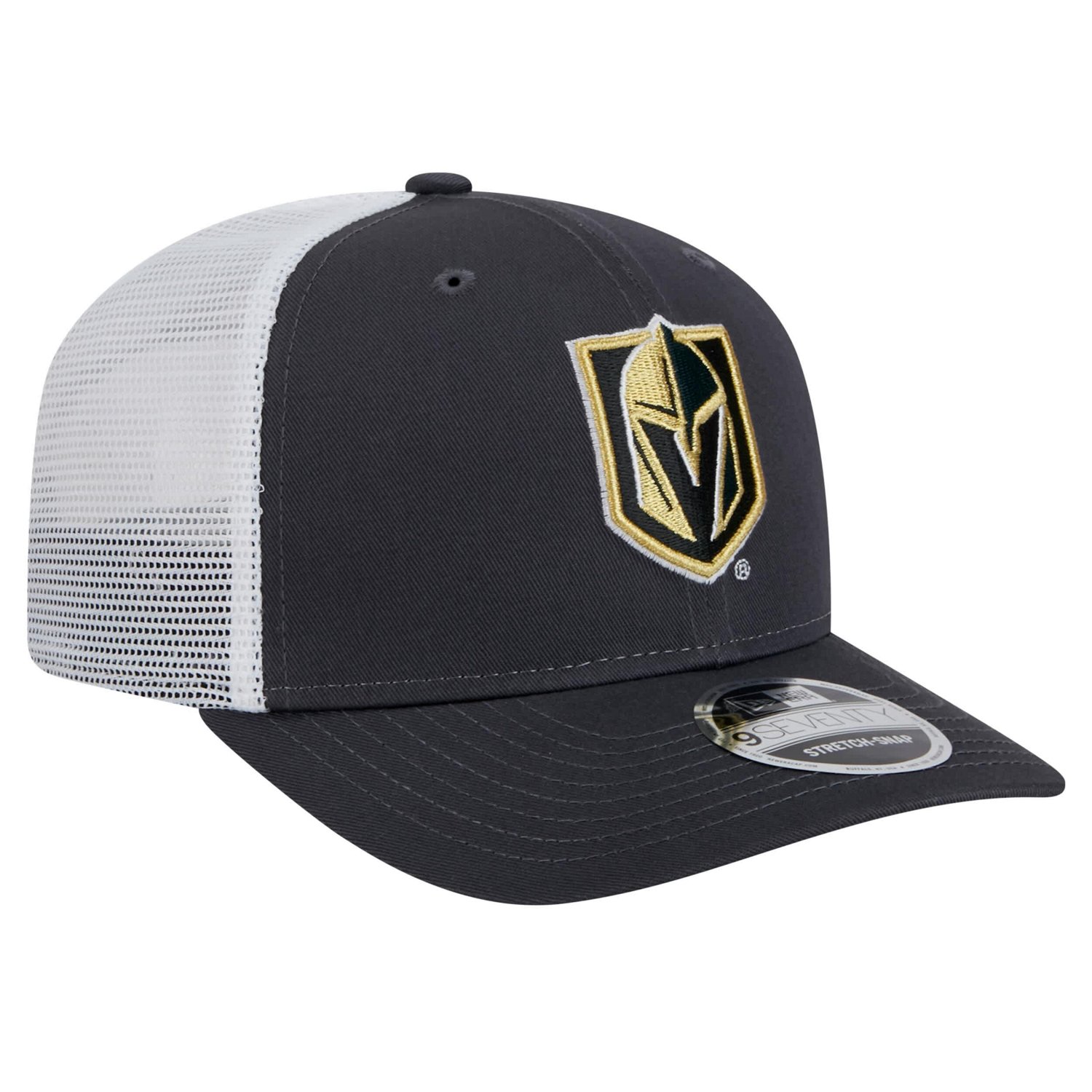 New Era Vegas Golden Knights Core Trucker 9SEVENTY Stretch-Snap Hat                                                              - view number 3