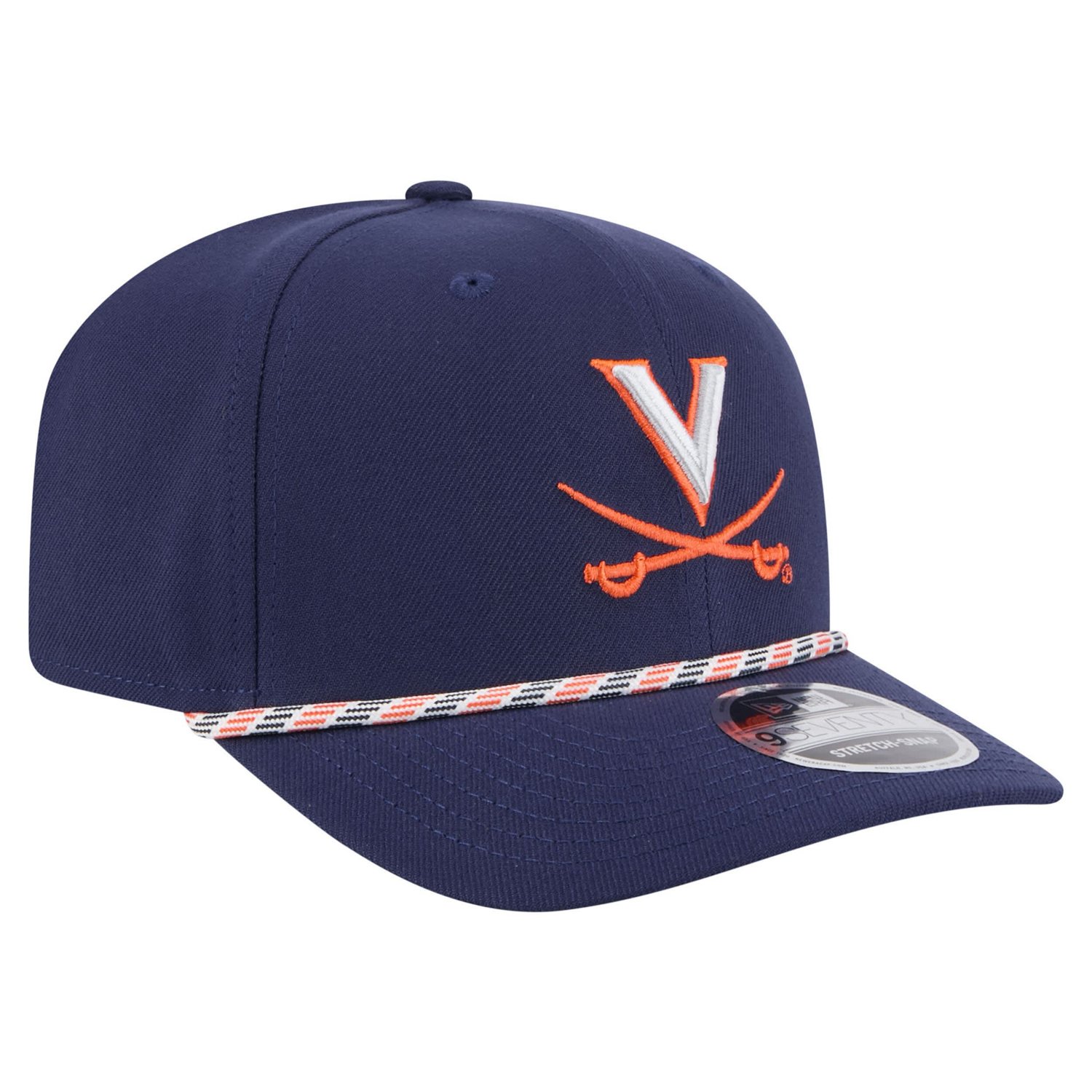 New Era Virginia Cavaliers Gameday Multi-Rope 9SEVENTY Stretch-Snap Hat - view number 3