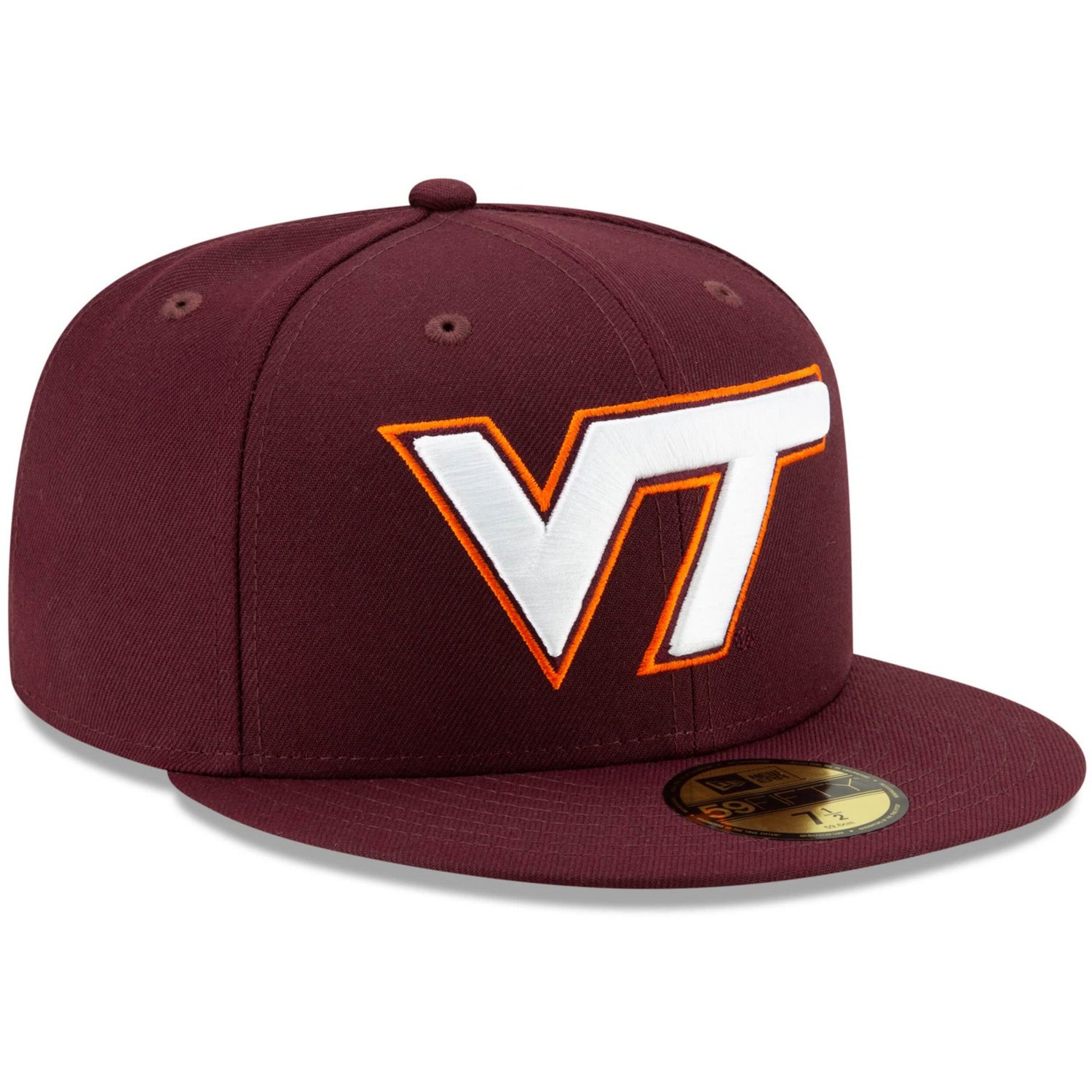 New Era Virginia Tech Hokies Basic 59FIFTY Team Fitted Hat