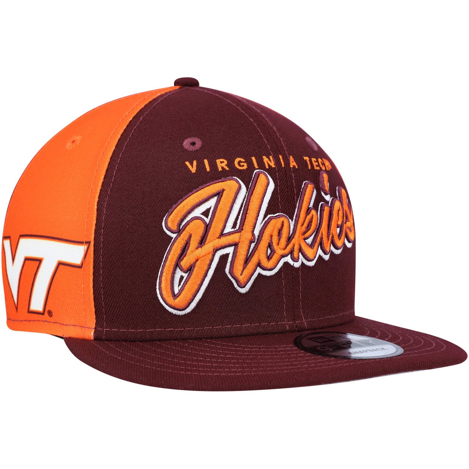 New Era Virginia Tech Hokies Outright 9FIFTY Snapback Hat                                                                        - view number 1