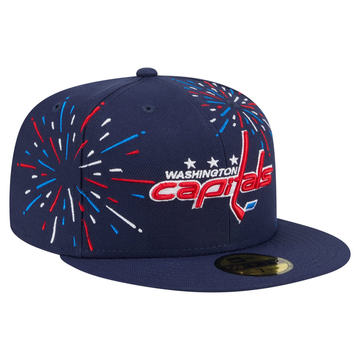New Era Washington Capitals Americana Fireworks 59FIFTY Fitted Hat - view number 3