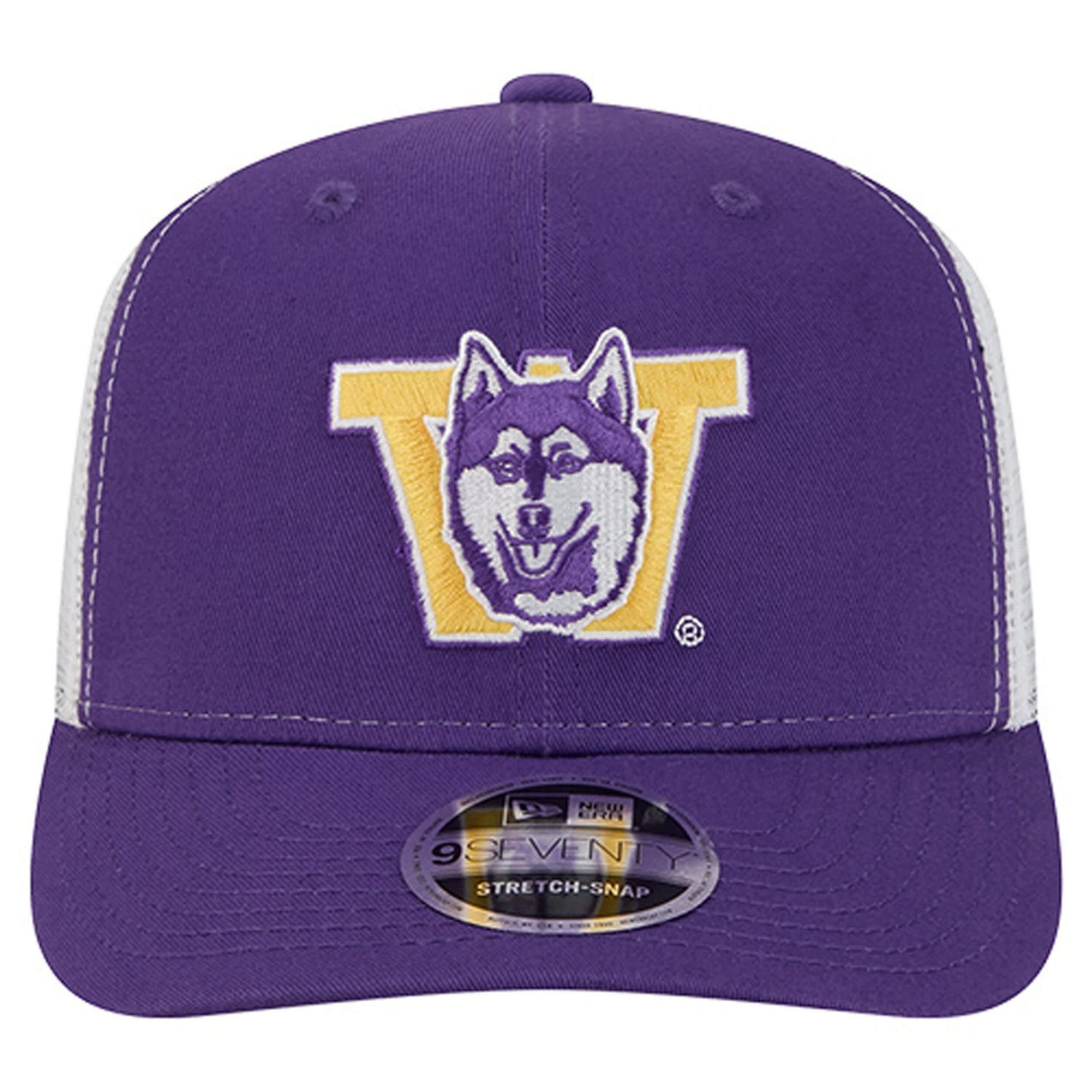 New Era Washington Huskies Team 9SEVENTY COOLERA Trucker Adjustable Hat - view number 2