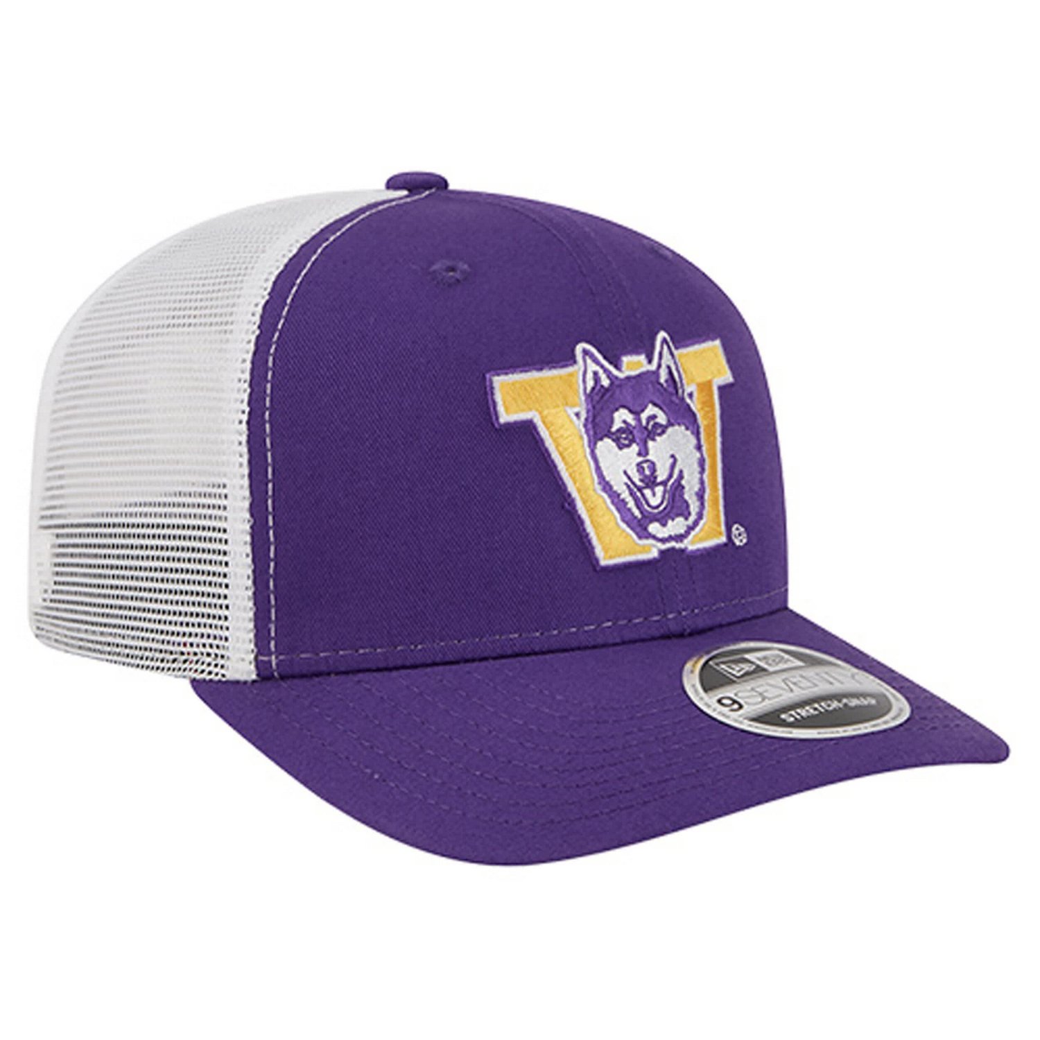 New Era Washington Huskies Team 9SEVENTY COOLERA Trucker Adjustable Hat - view number 3