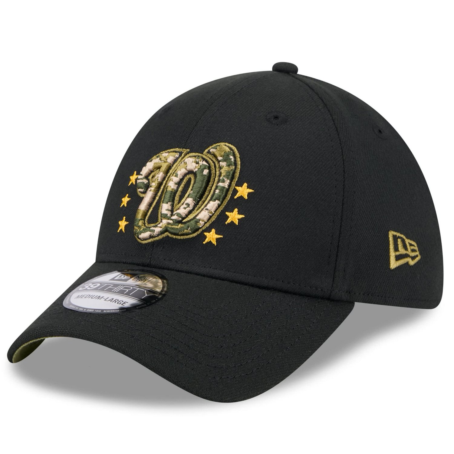 New Era Washington Nationals 2024 Armed Forces Day 39THIRTY Flex Hat                                                             - view number 3