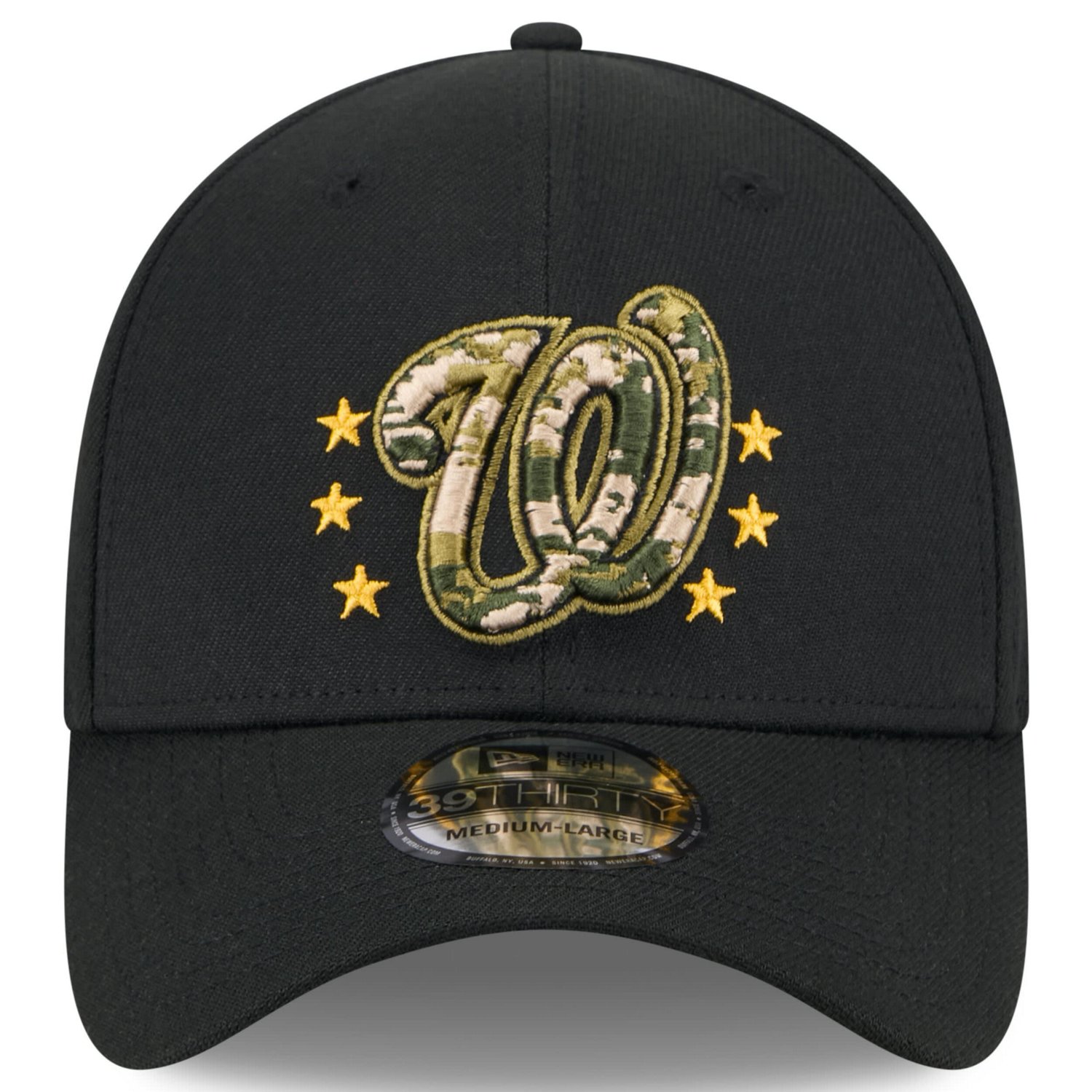 New Era Washington Nationals 2024 Armed Forces Day 39THIRTY Flex Hat                                                             - view number 2
