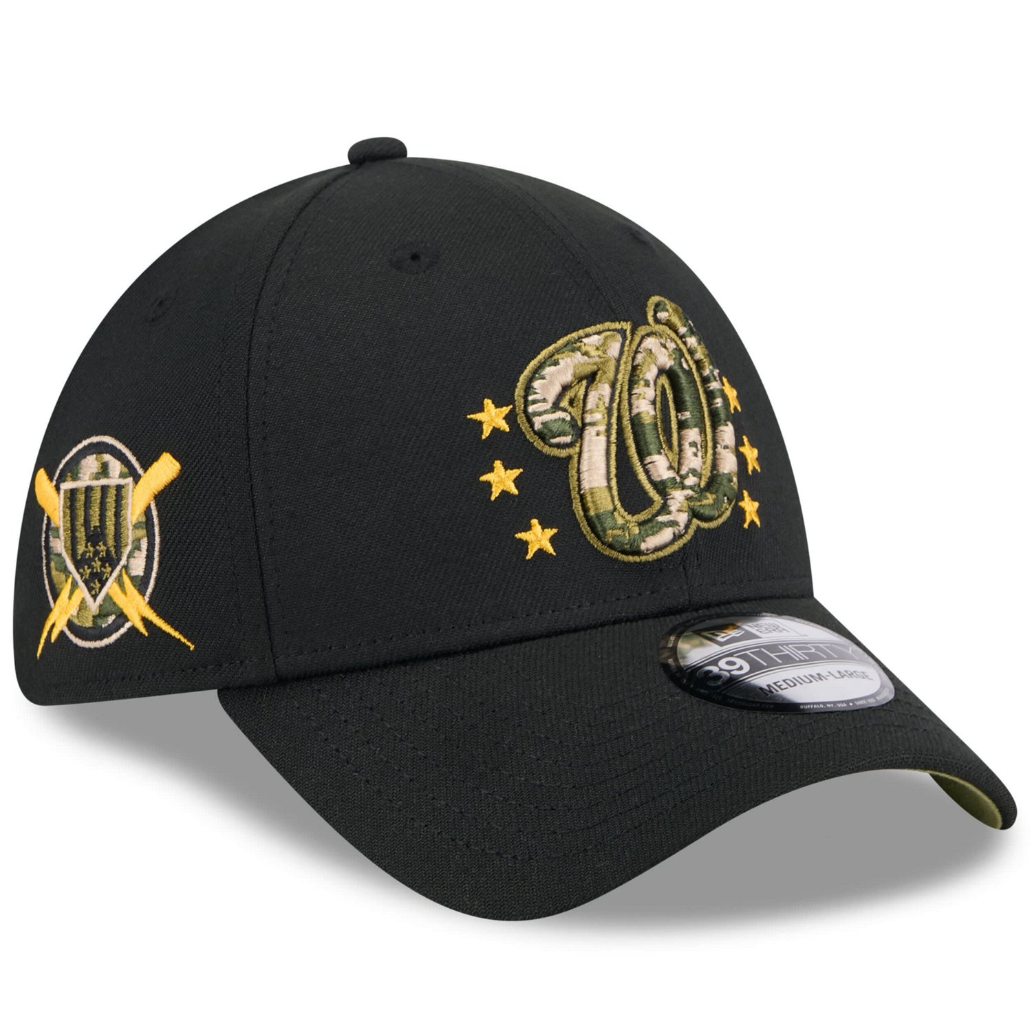 New Era Washington Nationals 2024 Armed Forces Day 39THIRTY Flex Hat
