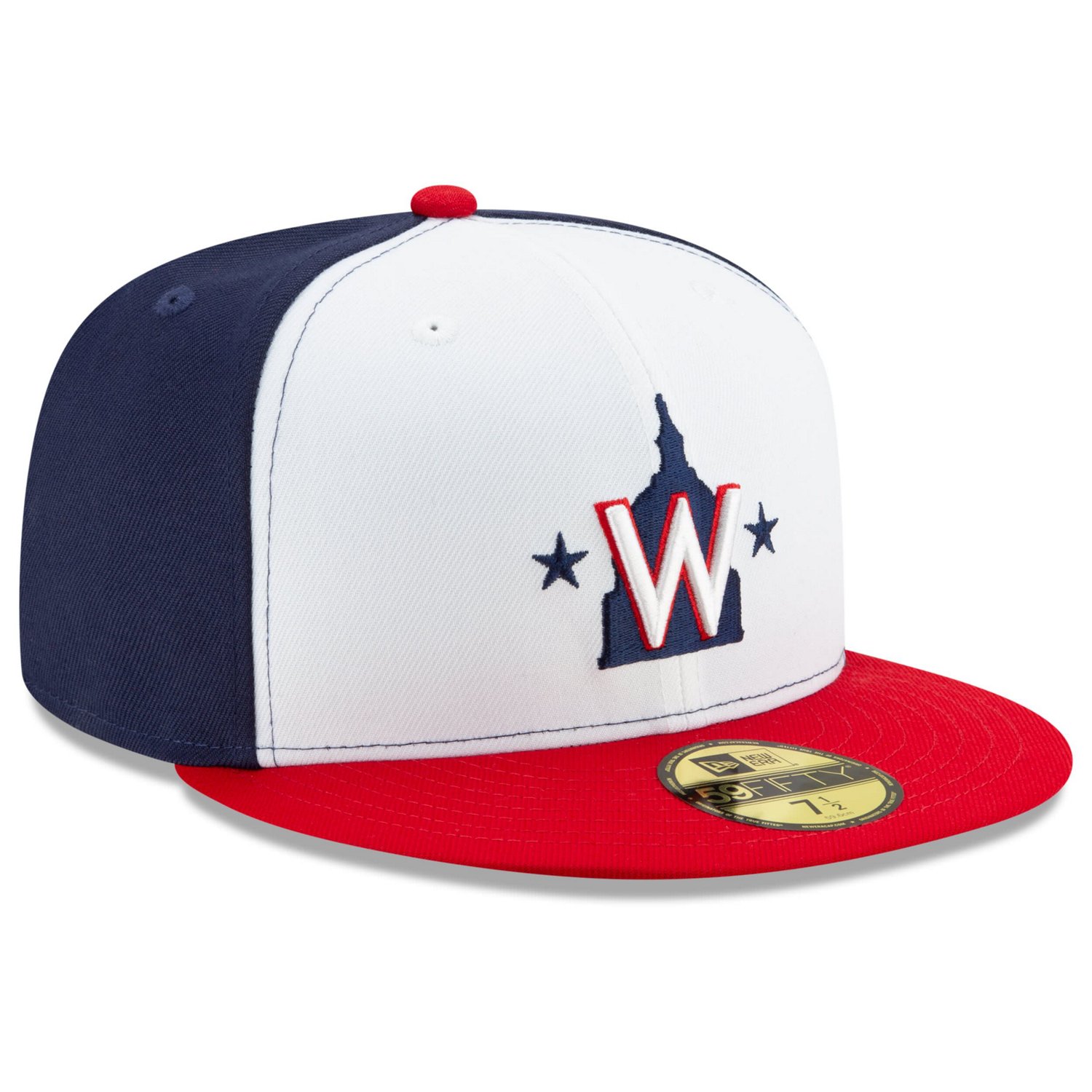 New Era Washington Nationals Alternate 2 2020 Authentic Collection On-Field 59FIFTY Fitted Hat                                   - view number 3