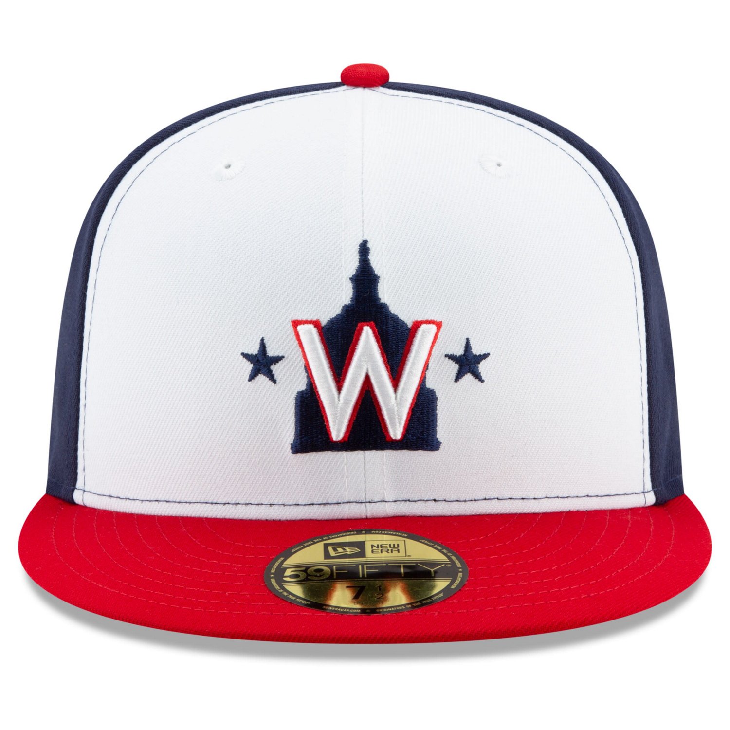 New Era Washington Nationals Alternate 2 2020 Authentic Collection On-Field 59FIFTY Fitted Hat                                   - view number 2
