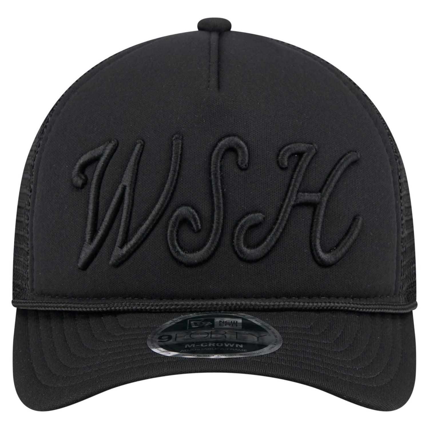 New Era Washington Nationals City Initial 9FORTY A-Frame M-Crown Adjustable Trucker Hat - view number 2