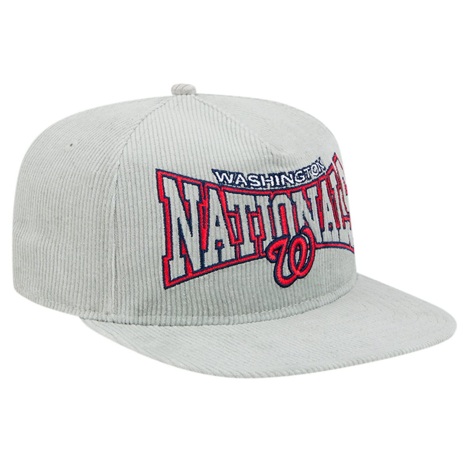 New Era Washington Nationals Corduroy Golfer Snapback Hat - view number 3