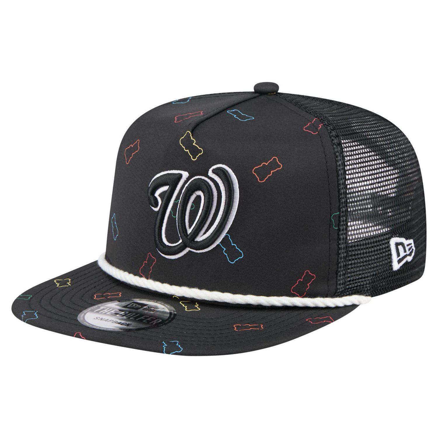 New Era Washington Nationals Gummy Golfer Trucker Adjustable Hat                                                                