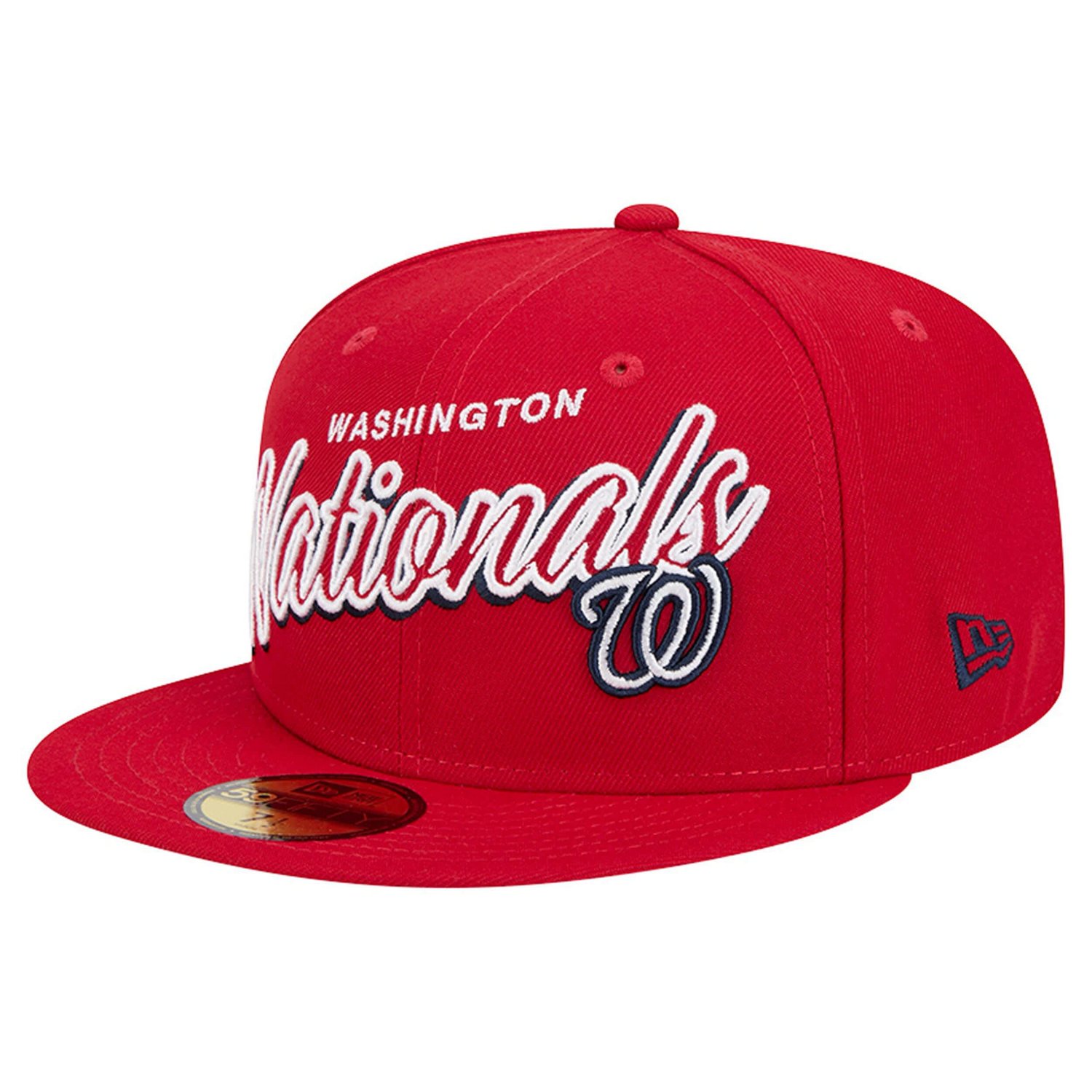 New Era Washington Nationals Script Sided 59FIFTY Fitted Hat - view number 3