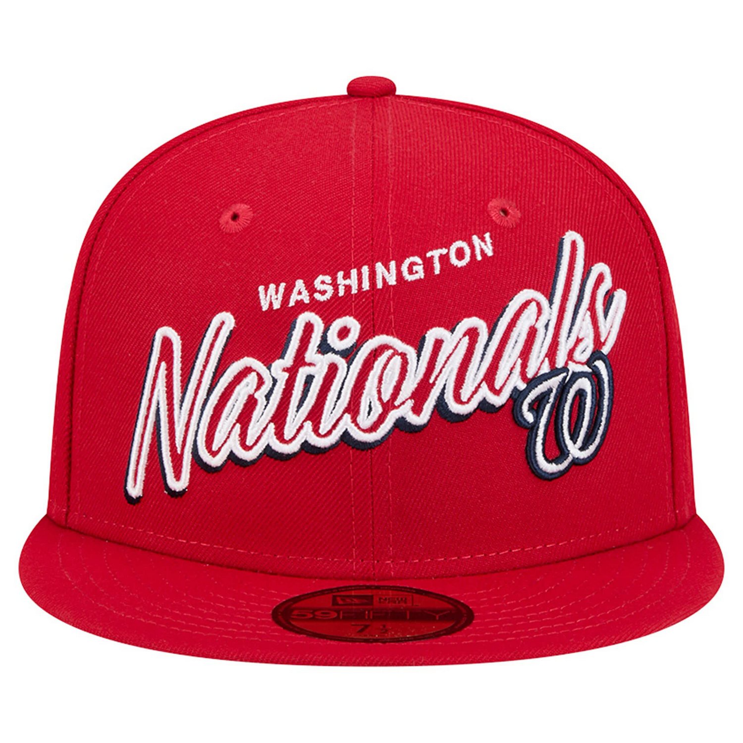 New Era Washington Nationals Script Sided 59FIFTY Fitted Hat - view number 2