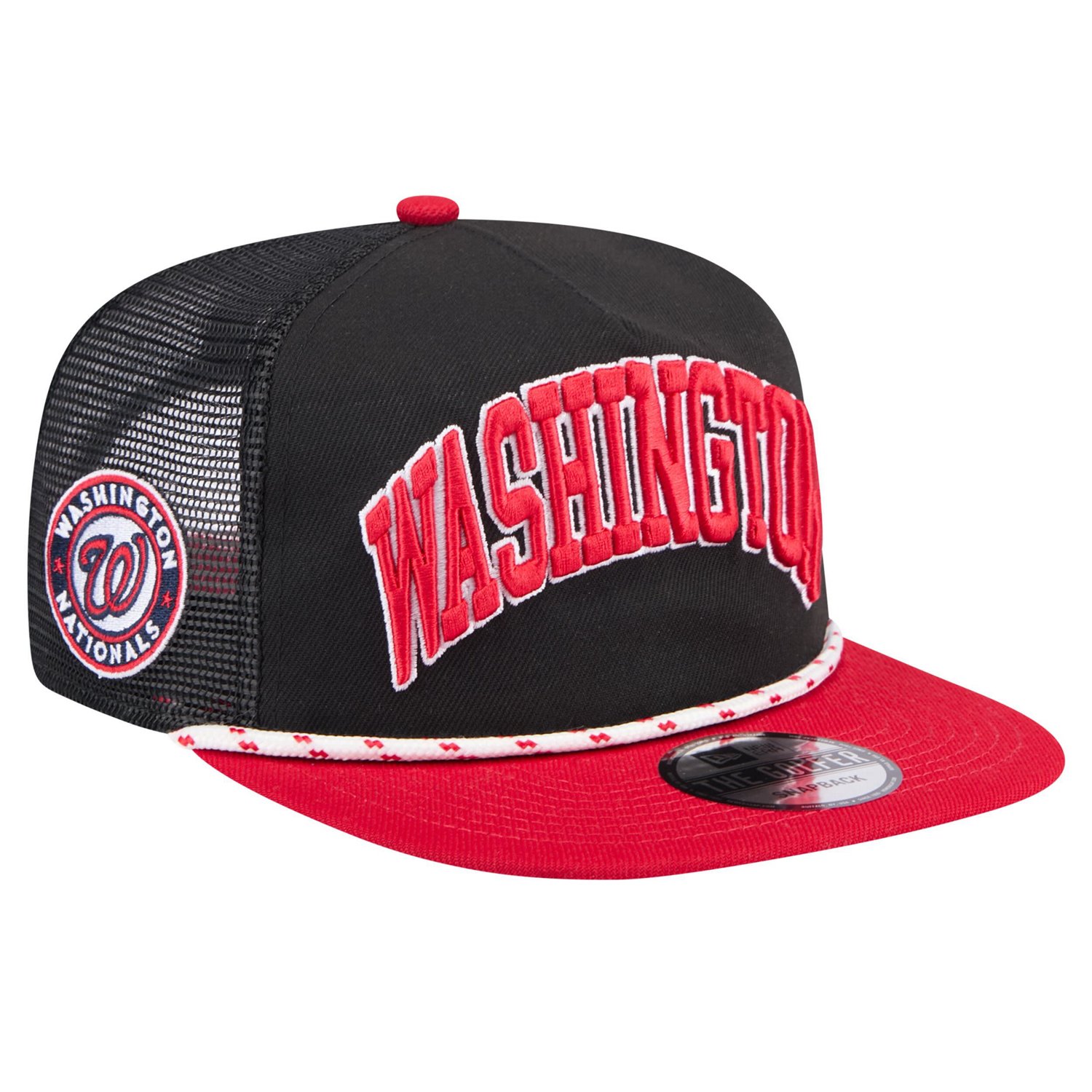 New Era Washington Nationals Throwback Meshback Golfer Hat