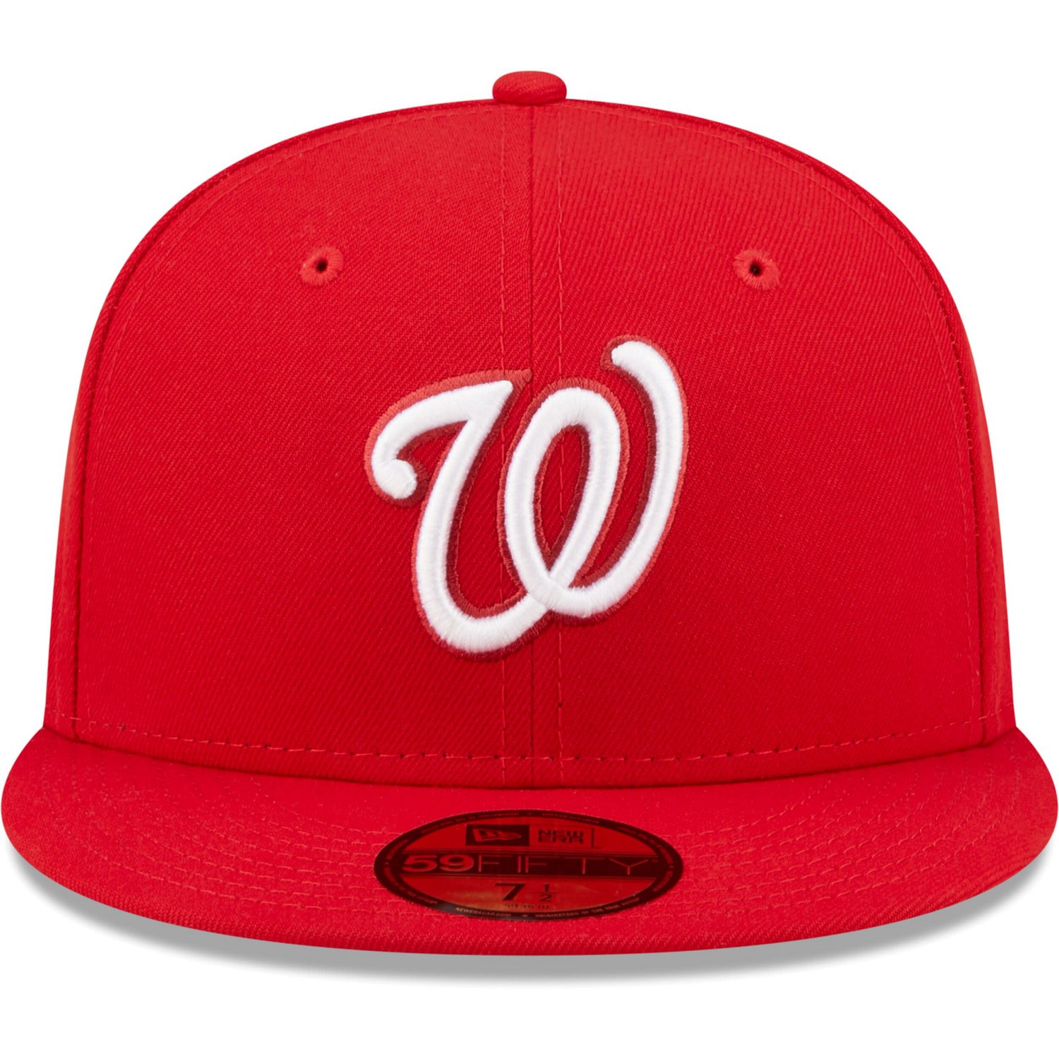 New Era Washington Nationals White Logo 59FIFTY Fitted Hat - view number 2