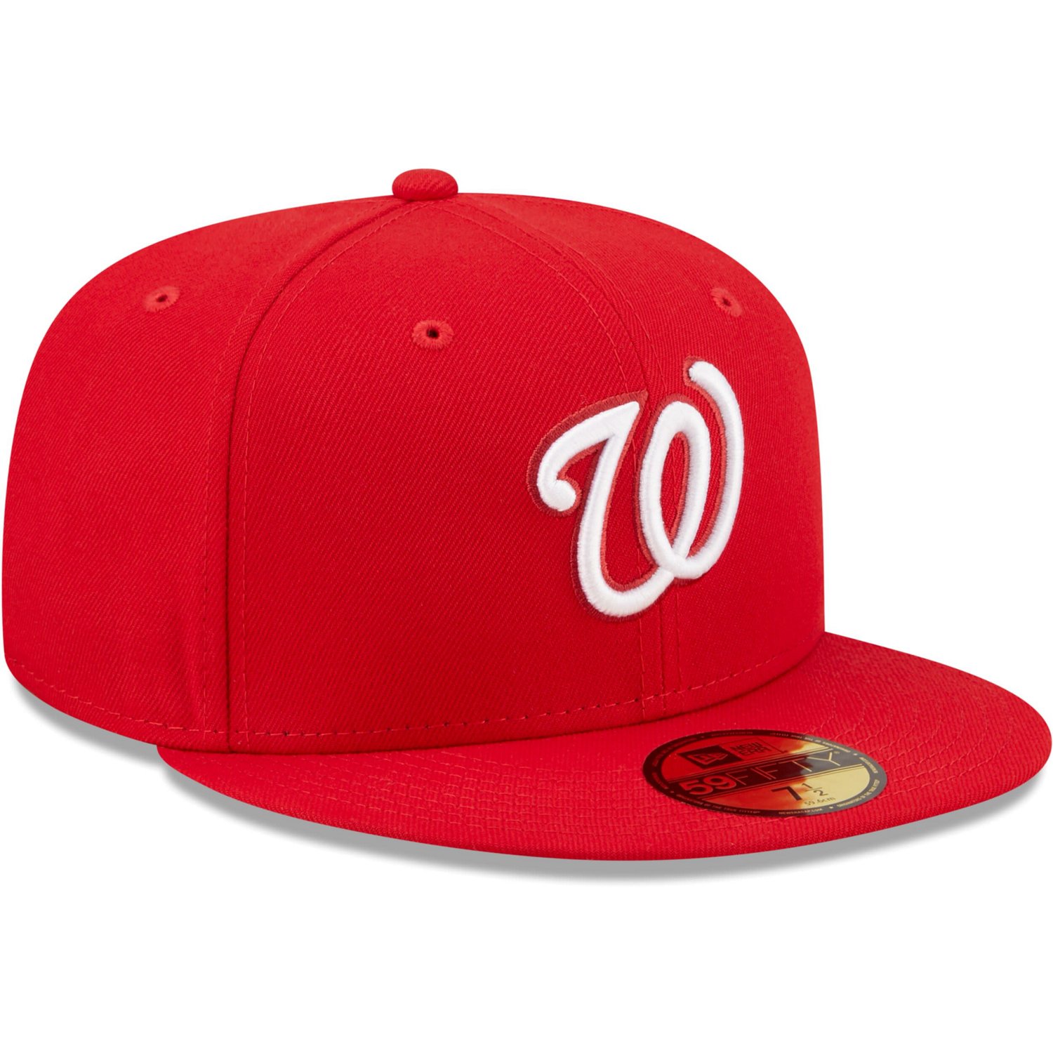 New Era Washington Nationals White Logo 59FIFTY Fitted Hat - view number 3