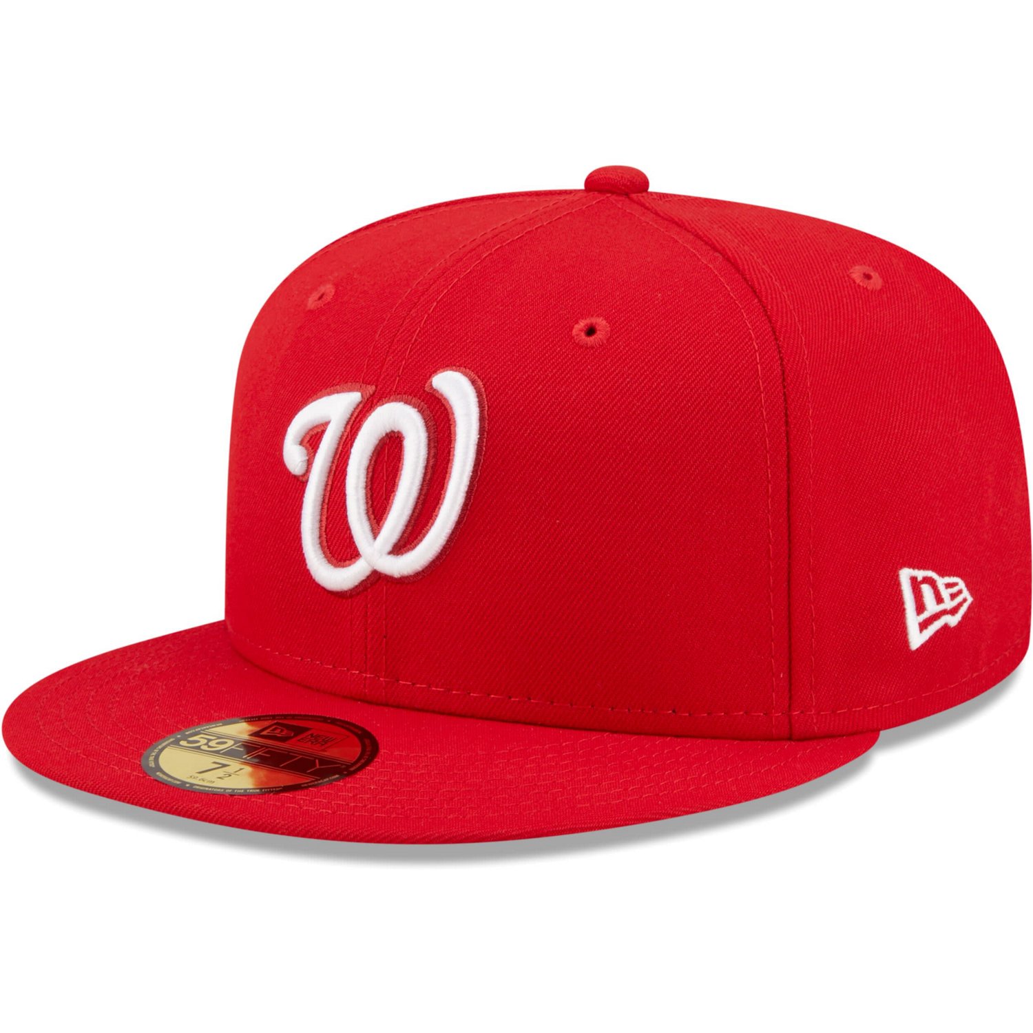 New Era Washington Nationals White Logo 59FIFTY Fitted Hat - view number 1