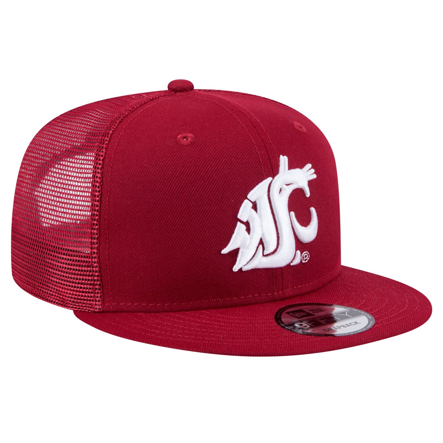 New Era Washington State Cougars 9FIFTY Trucker Snapback Hat - view number 3