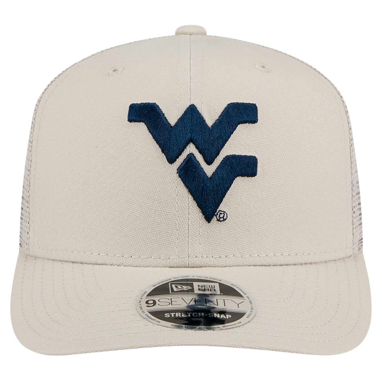 New Era West Virginia Mountaineers Canvas 9SEVENTY Stretch-Snap Adjustable Hat - view number 2
