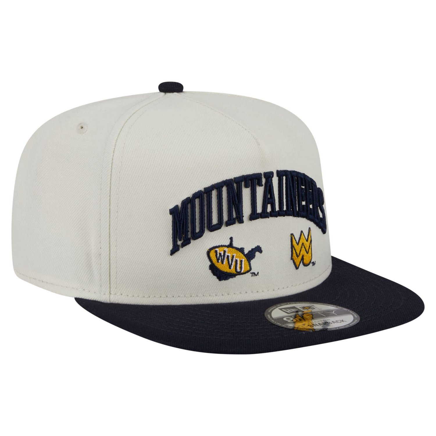 New Era West Virginia Mountaineers Collegiate 9FIFTY A-Frame Snapback Hat - view number 3