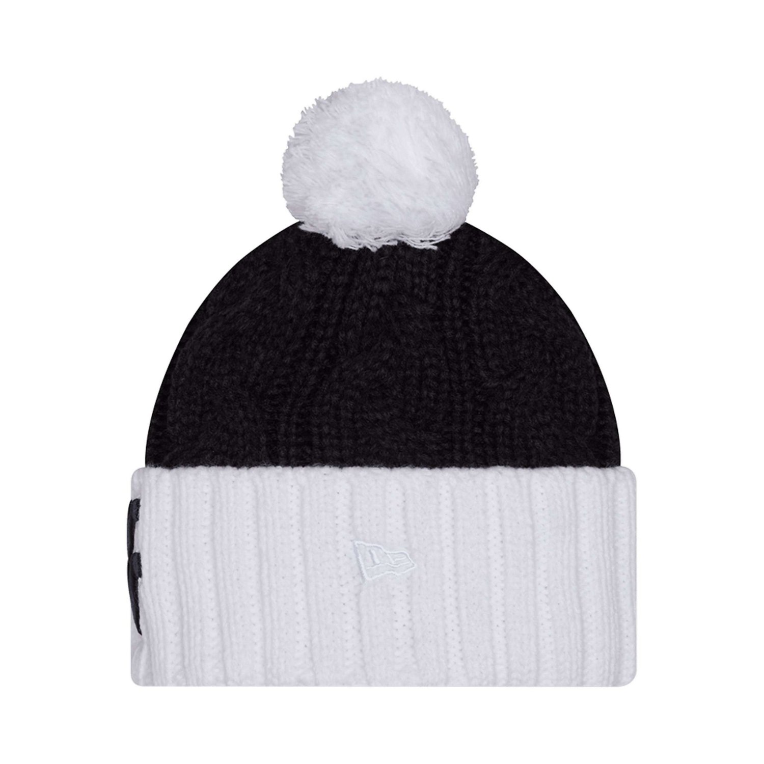 New Era West Virginia Mountaineers Tonal Cuffed Knit Hat with Double Poms - view number 3