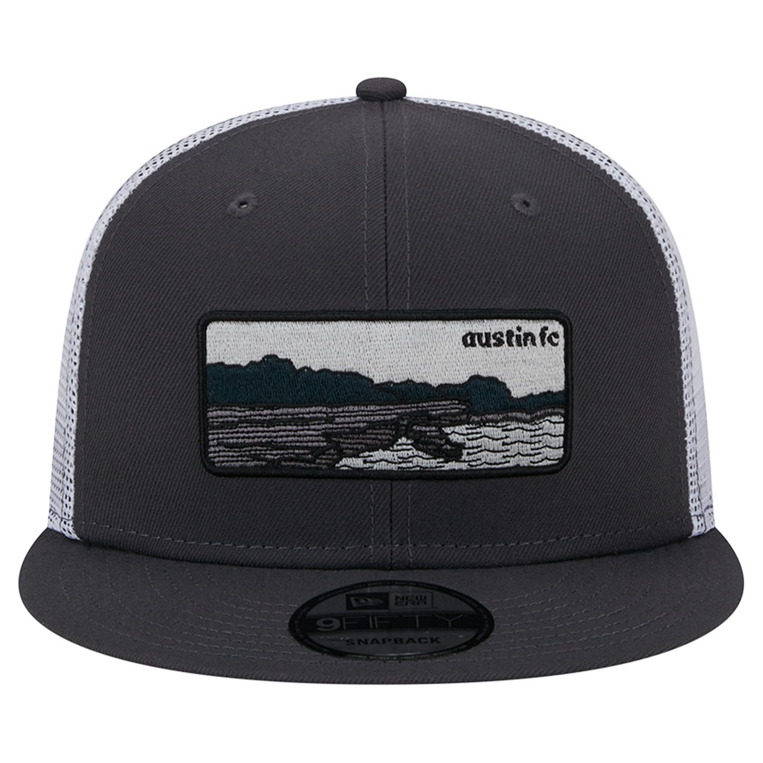 New Era White Austin FC Outdoor Trucker 9FIFTY Snapback Hat - view number 2
