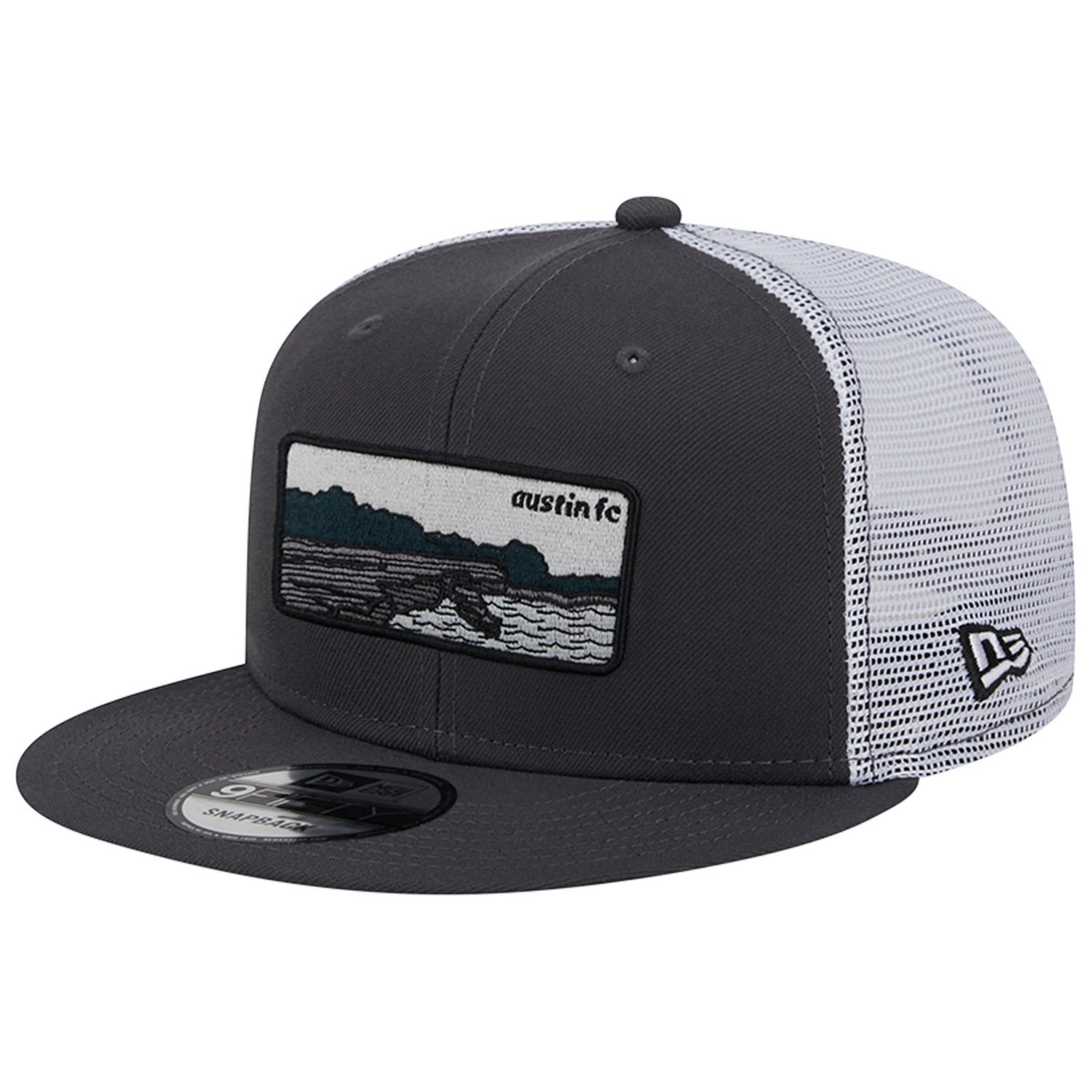 New Era White Austin FC Outdoor Trucker 9FIFTY Snapback Hat - view number 1